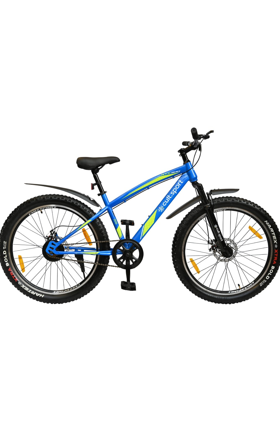 GTX30026TBLUE Steel Single Speed 26 inch Mountain Cycle, Front Suspension and Double Wall Rim