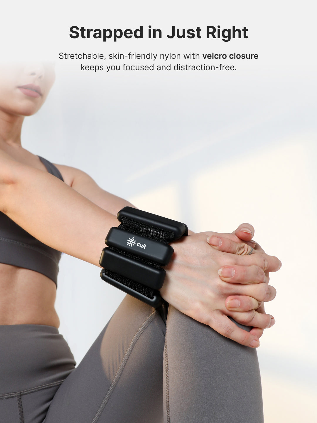 Adjustable Ankle and Wrist Weights (450 g X 2) pair with Removable 60 g Slots Blue – Customizable Weights for Running, Walking, Yoga & Workouts