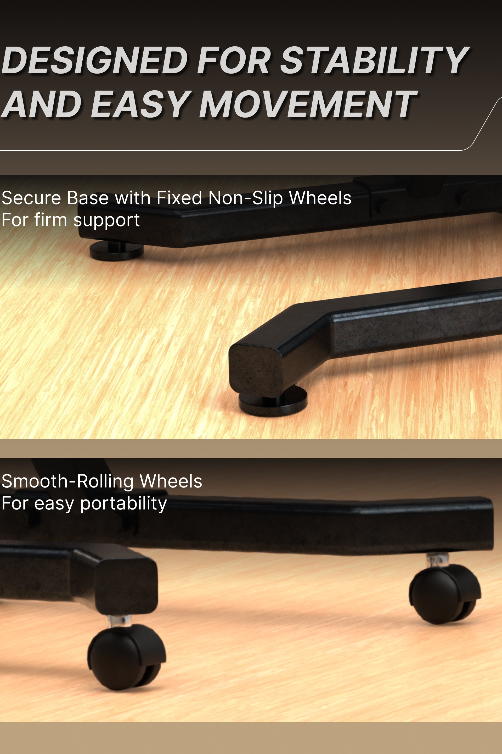 Cult Dumbbell Stand | 100 KG Weight Capacity | With Wheels & Tablet Holder | Protected Edges | Compact Home Gym Storage (6 Months extended Warranty only on Cultstore.com)