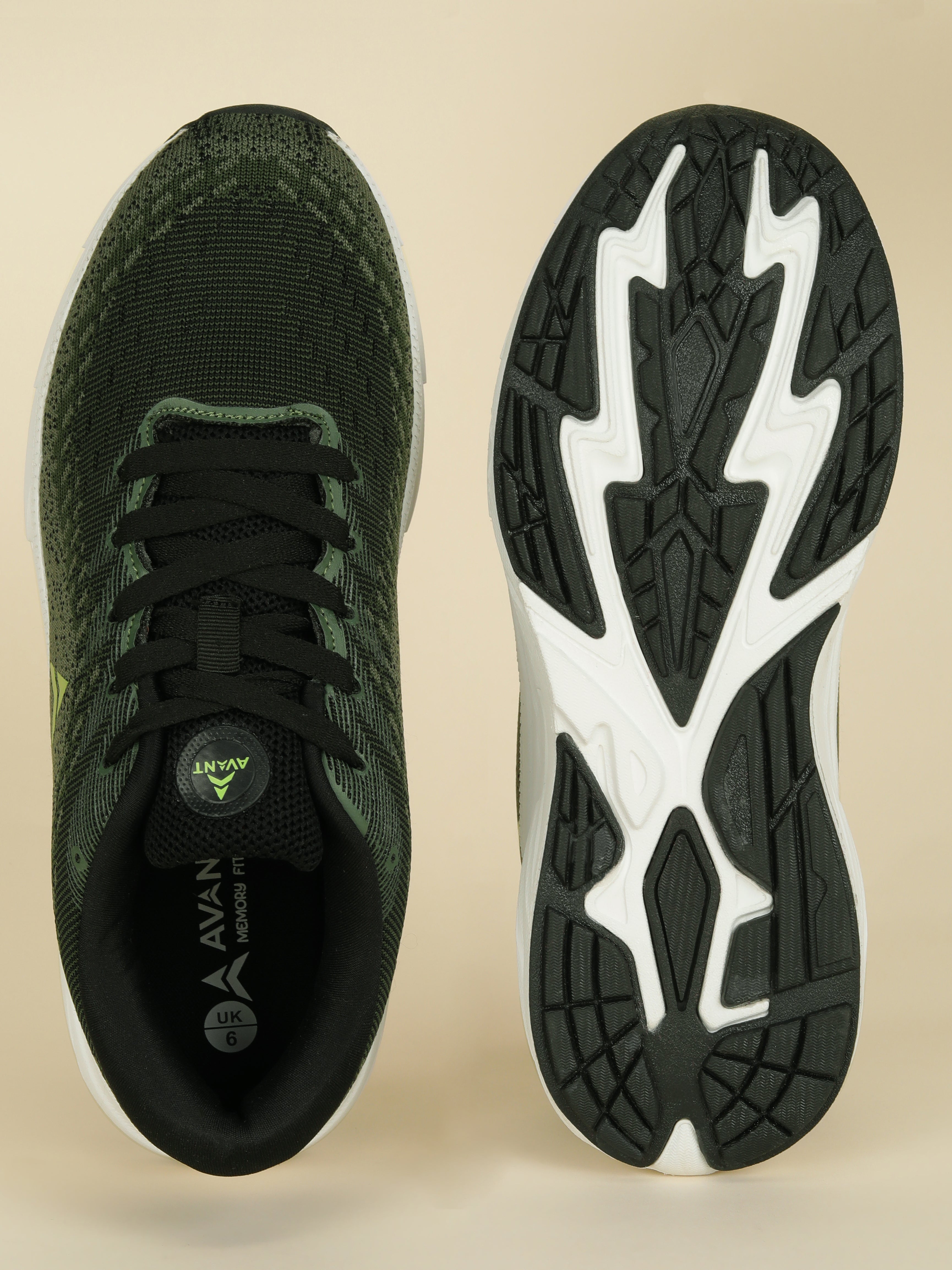 Avant Men's Forza Running Shoes - Olive