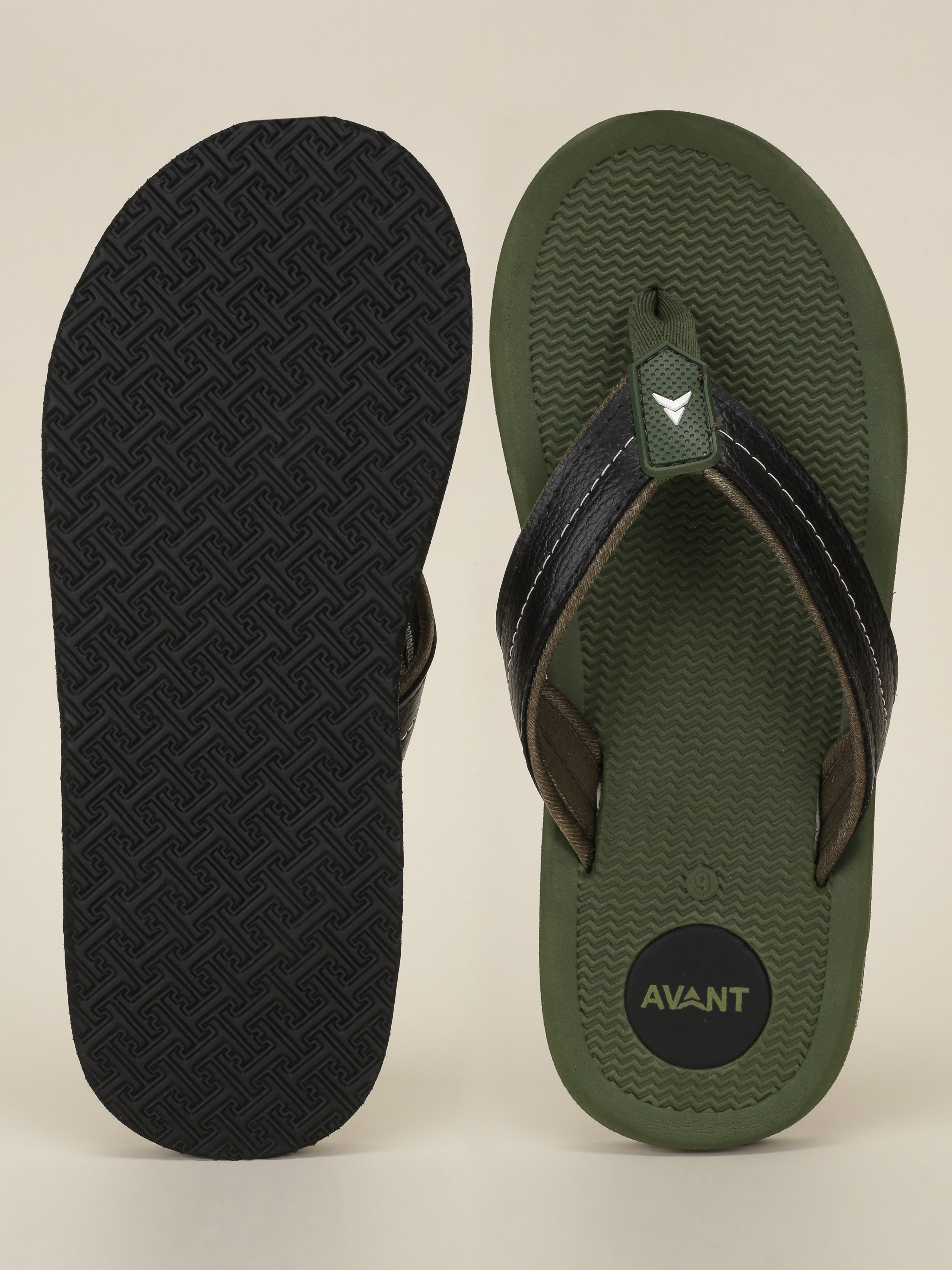 Avant Men's ComfortWalk Flip Flops - Green