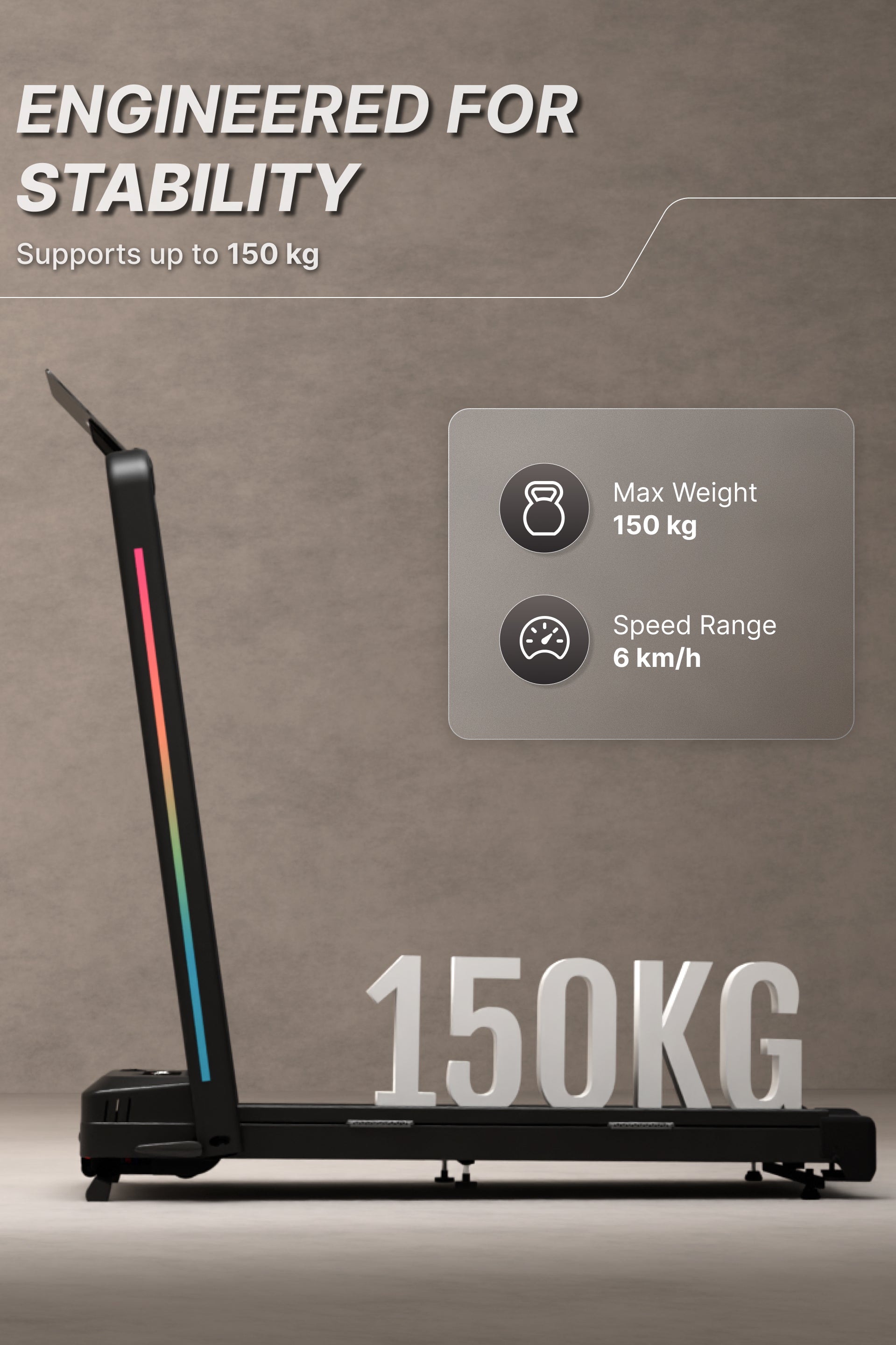 CultVibe 3-in-1 Walking Pad/Walk, Jog & Vibration | 4 HP BLDC Peak Motor | 150 Kg Max Load | 8 Vibration Modes | Remote Control & Tablet Holder | Treadmill for Home Use