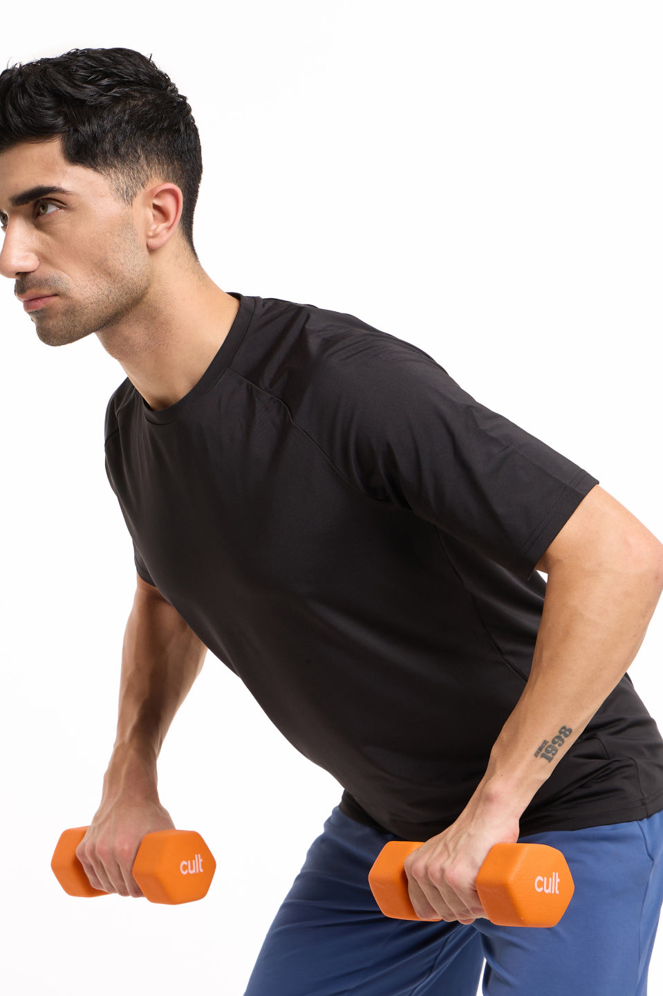 Cult 3KGx2 Neoprene Dumbbells For Home & Gym Exercises (Orange)