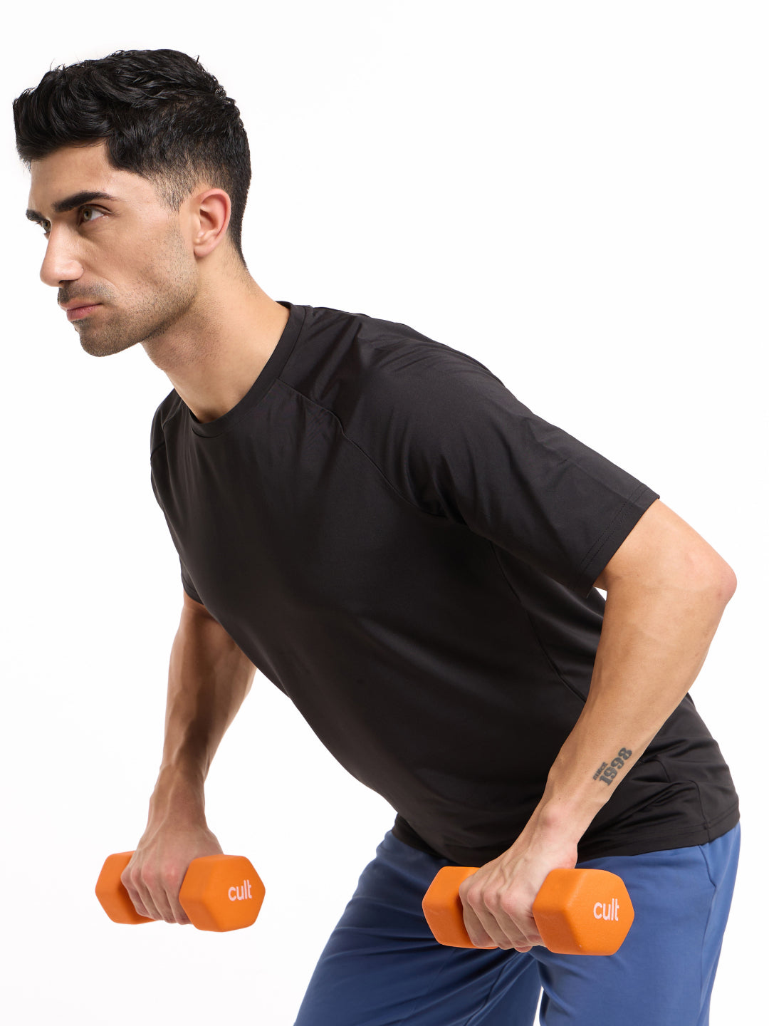 Cult 3KGx2 Neoprene Dumbbells For Home & Gym Exercises (Orange)