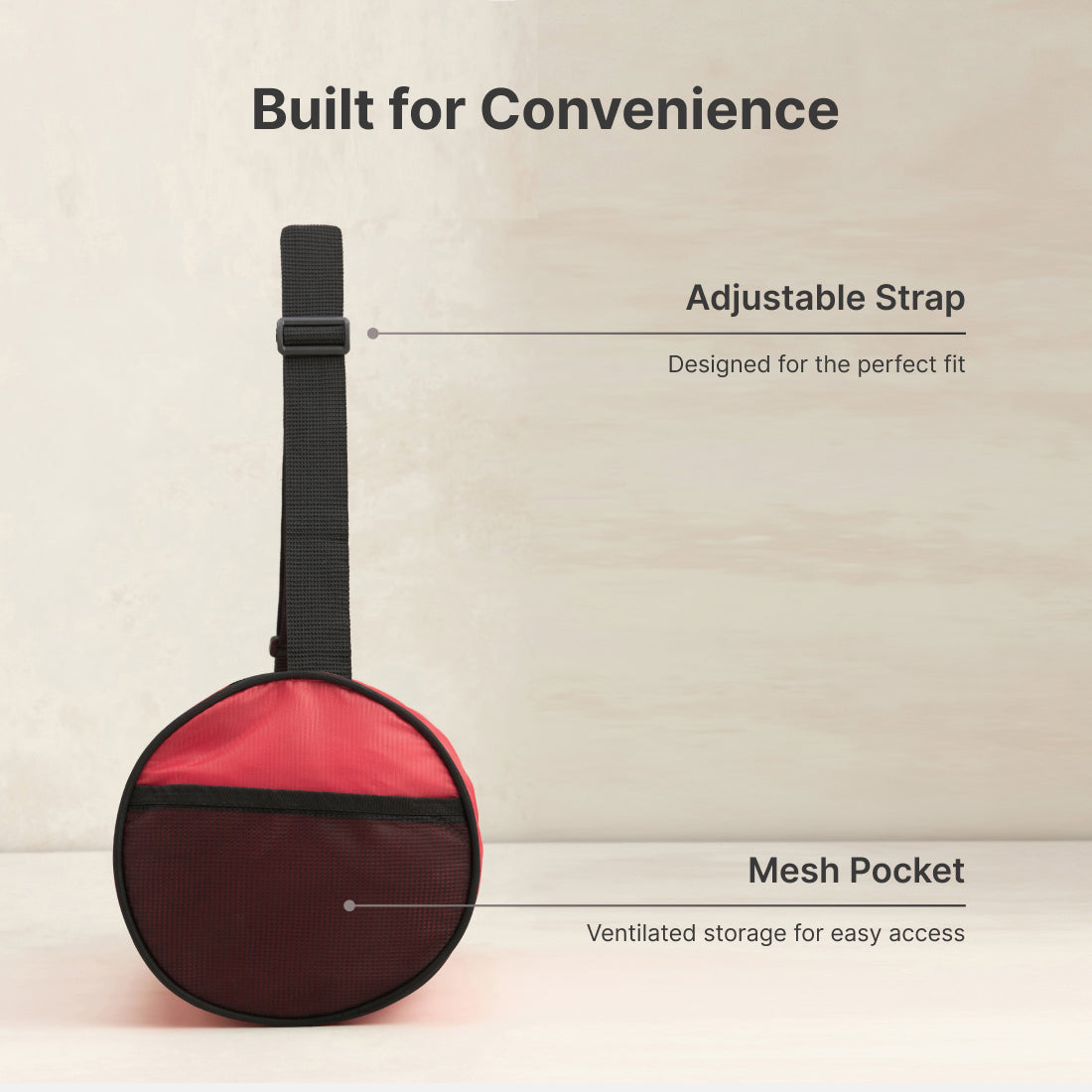 Cult Gym Bag 12L Red with Black Shaker Bottle 550ml Black