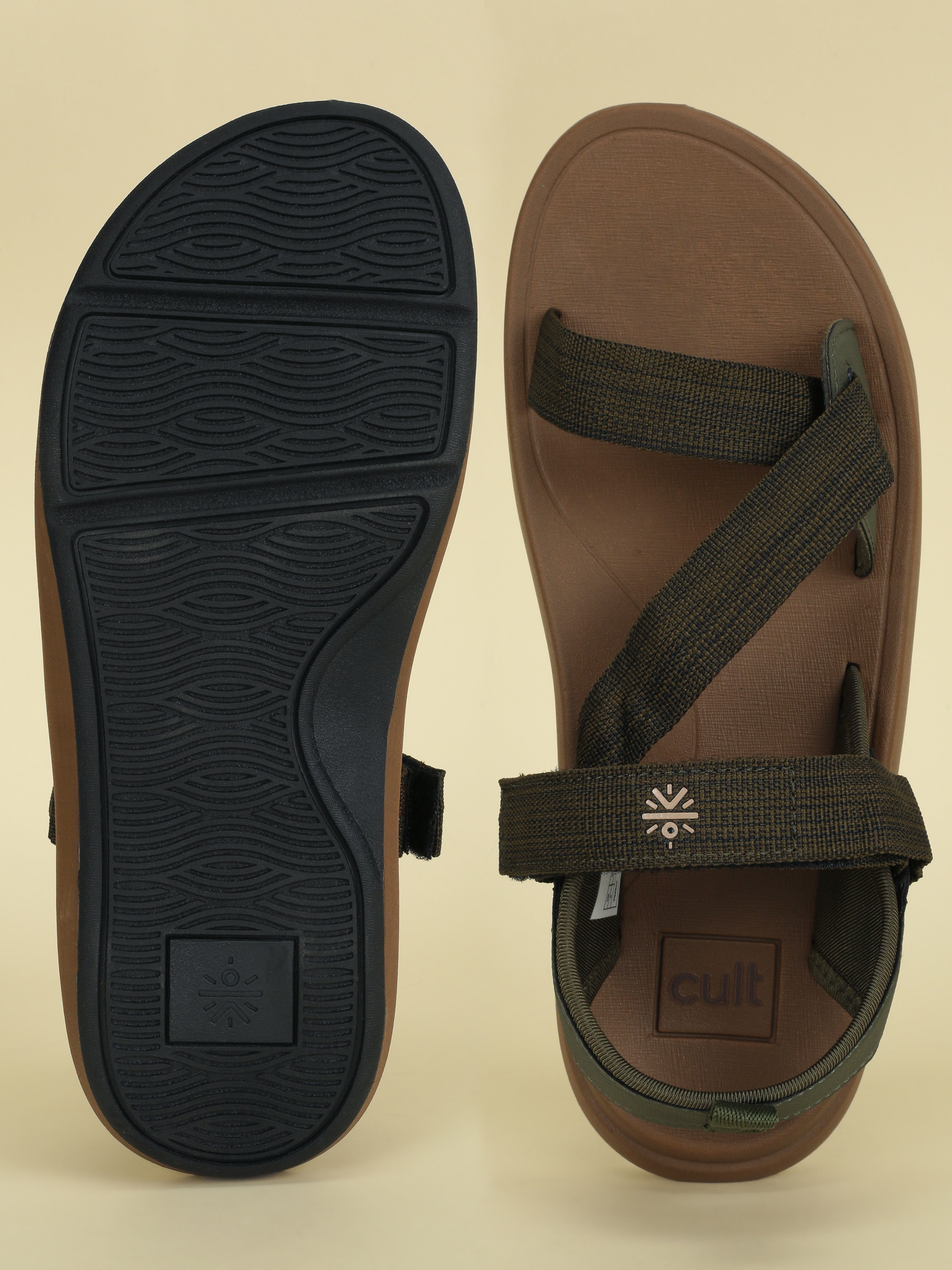 Cult Men's Krios Sandals - Olive