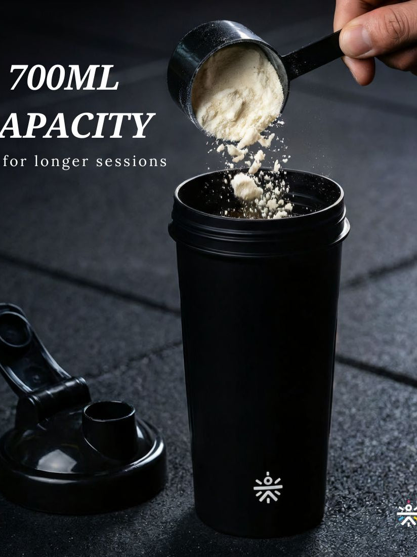 Cult 700ml Shaker Bottle with Blender Ball Leakproof Protein & Fitness Shaker