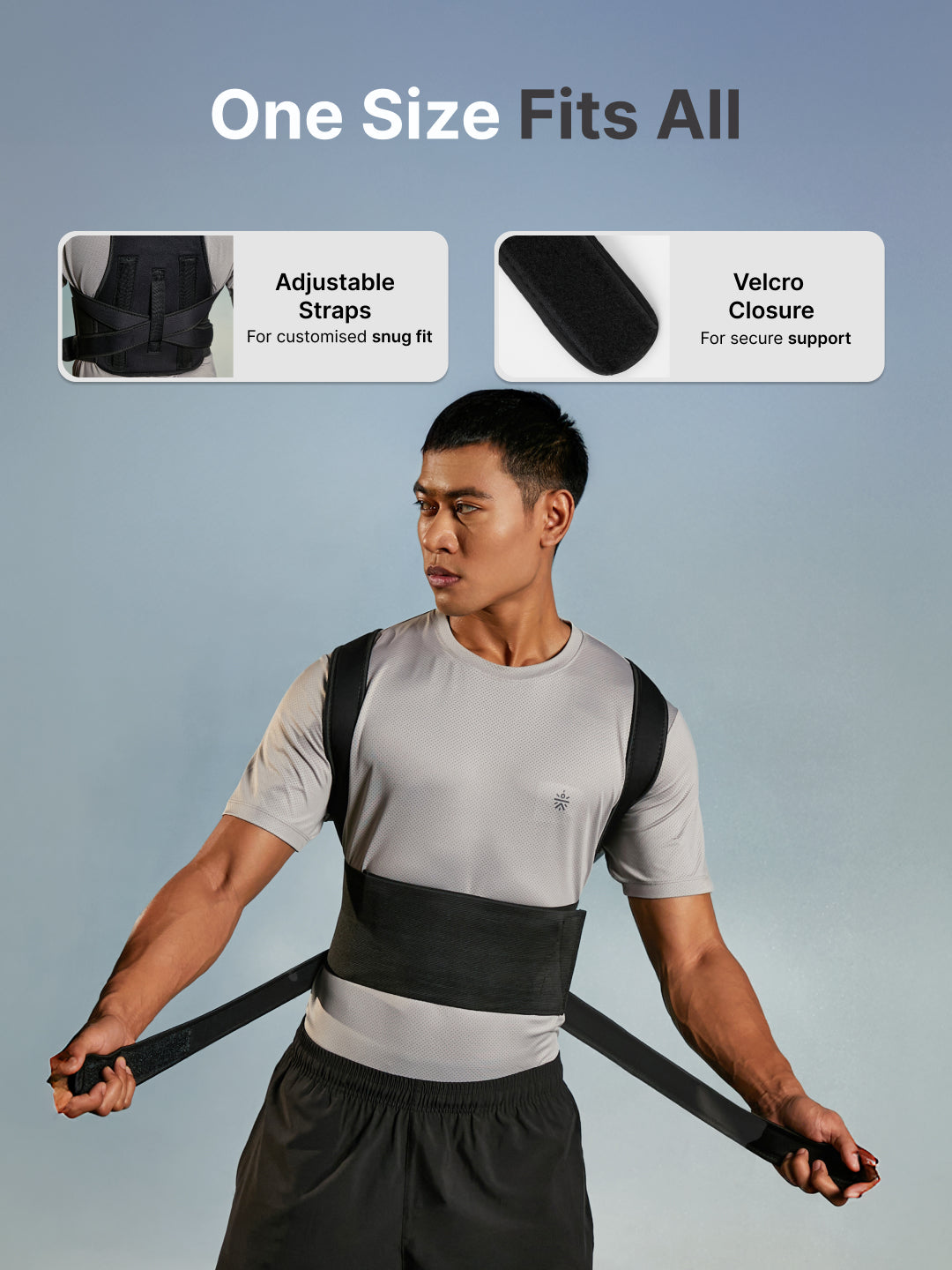 cult Posture Corrector Unisex Black