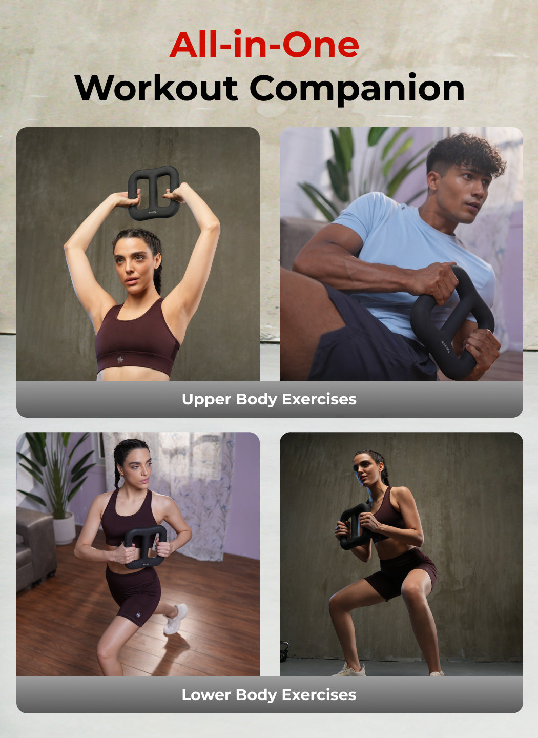 Cult MultiFlex 6KG 3-in-1 Neoprene Coated Weight | Use as Kettlebell, Dumbbell & Weight Plate | Ideal for Full Body Workouts