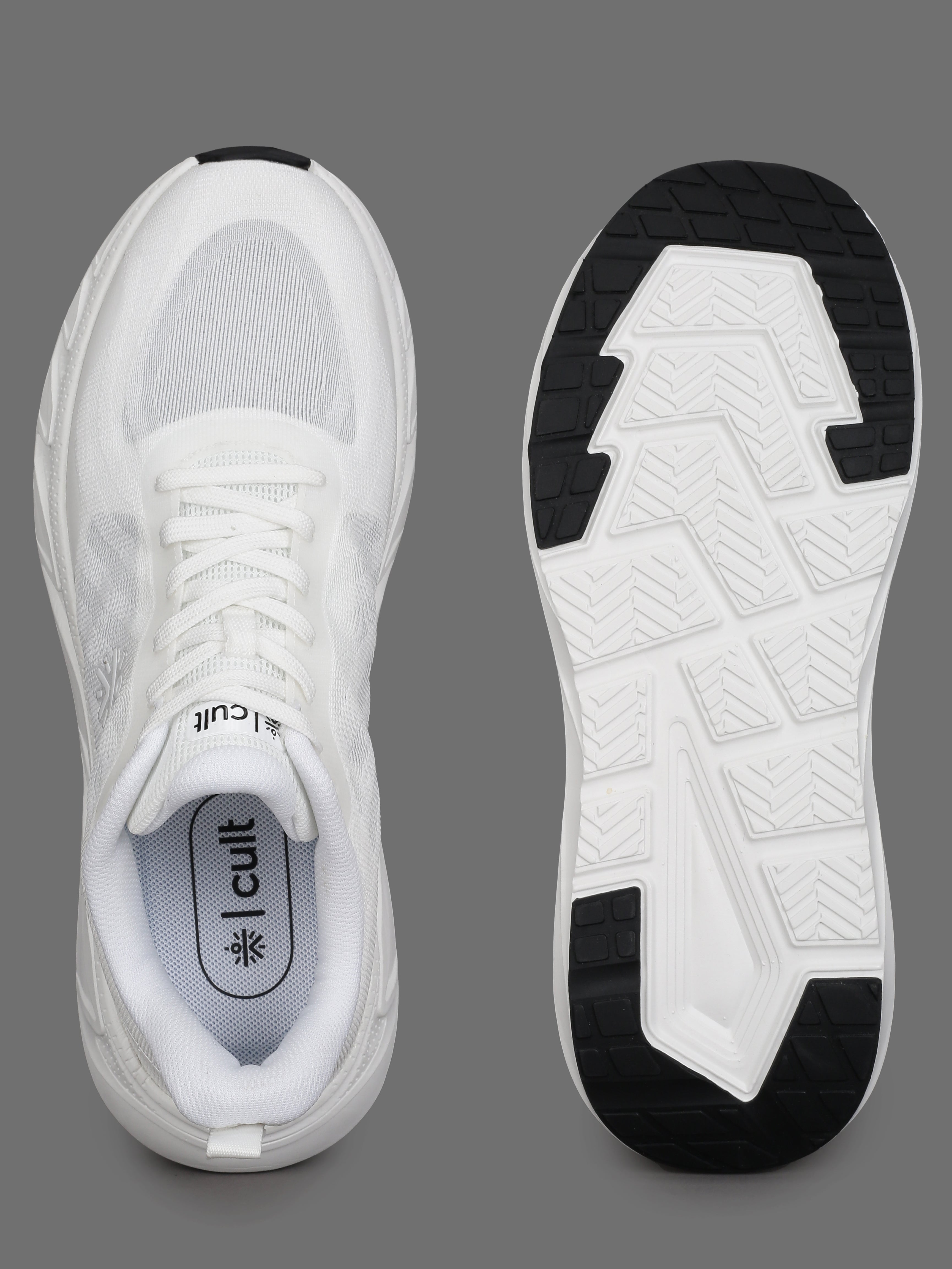 cult Men's StridePulse Running Shoes - White