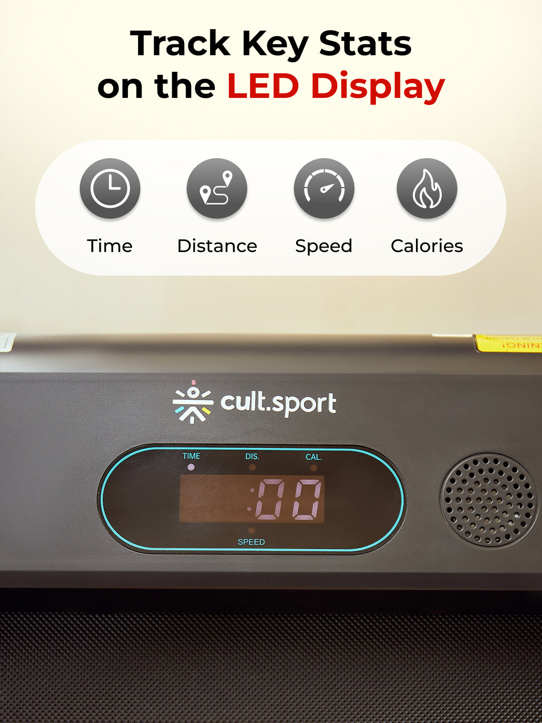 Smartrun Baytown 2HP Peak Walking pad | Max Speed-8kmph | Max Weight-110kg | Walking Pad for Home Use (with 6 months extended warranty)