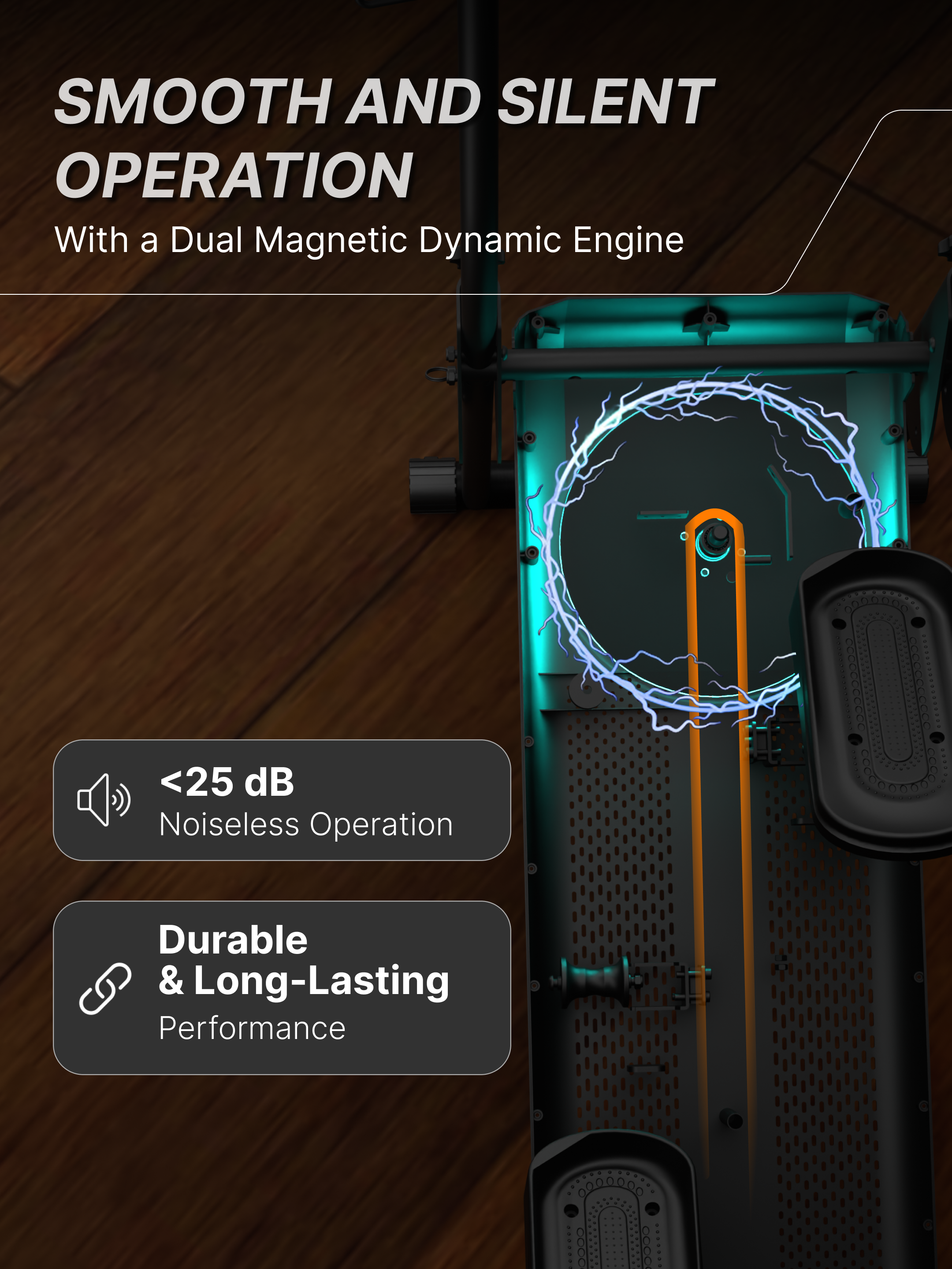 Cult Ever Climb Climber Machine | 150 kg Max Weight | 8-Level Magnetic Resistance | 3-Level Incline & Pedal Inclination | Foldable with Wheels | LED Display & Tablet Holder | Ideal for Home use