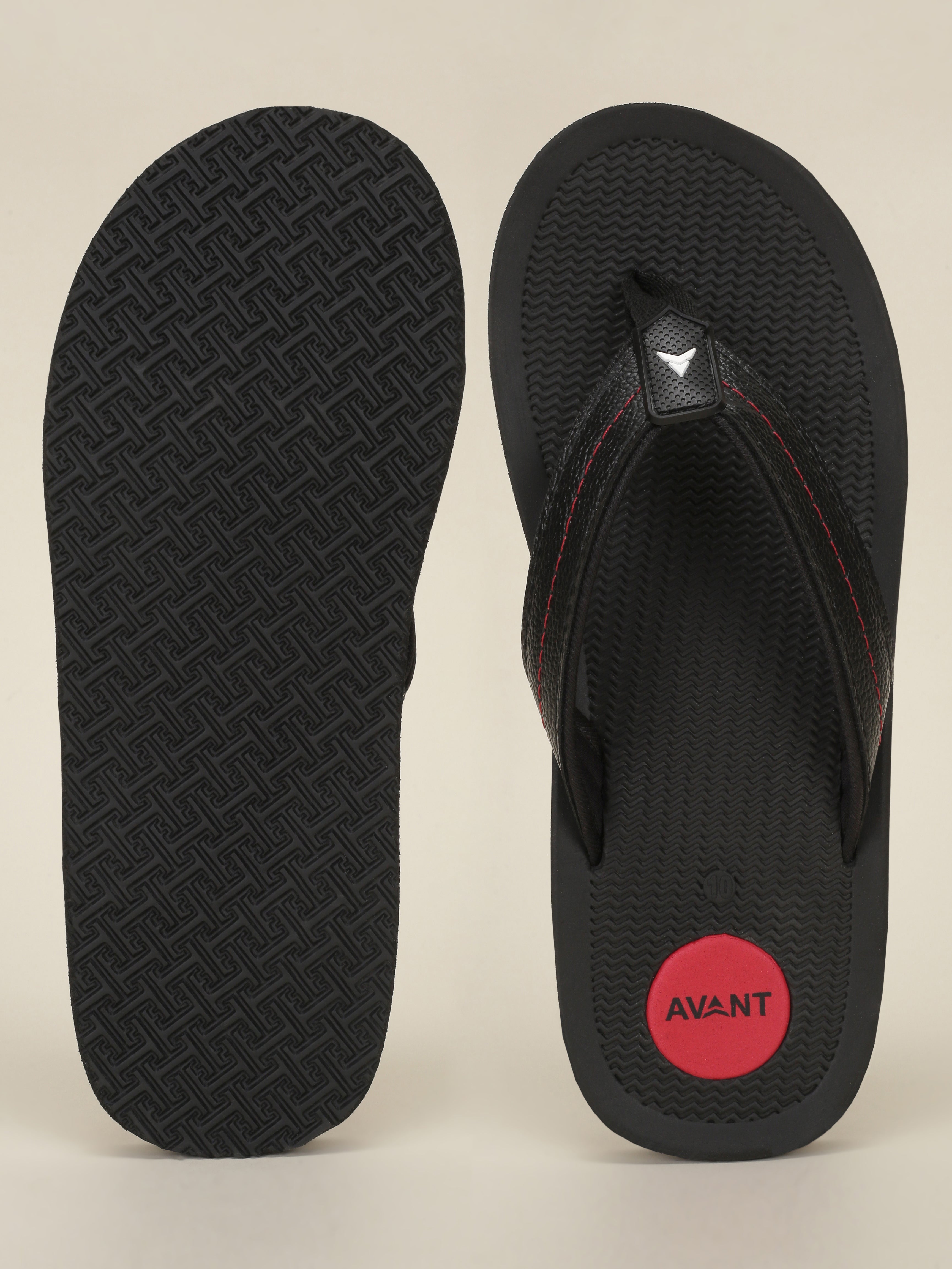 Avant Men's ComfortWalk Flip Flops - Black