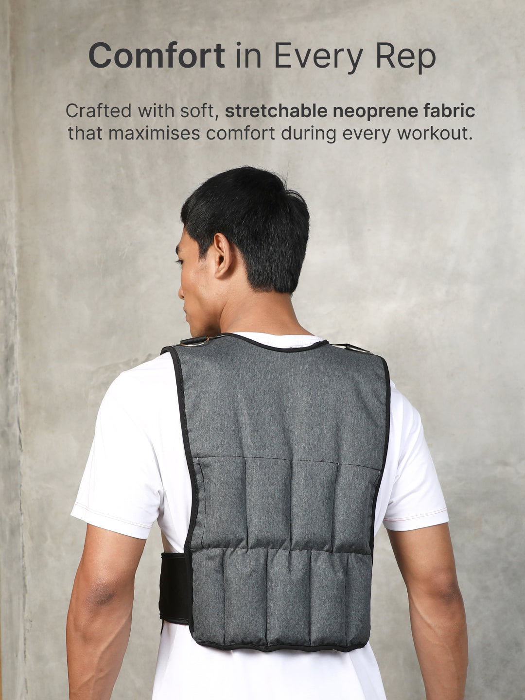 cult Adjustable Weighted Vest Grey