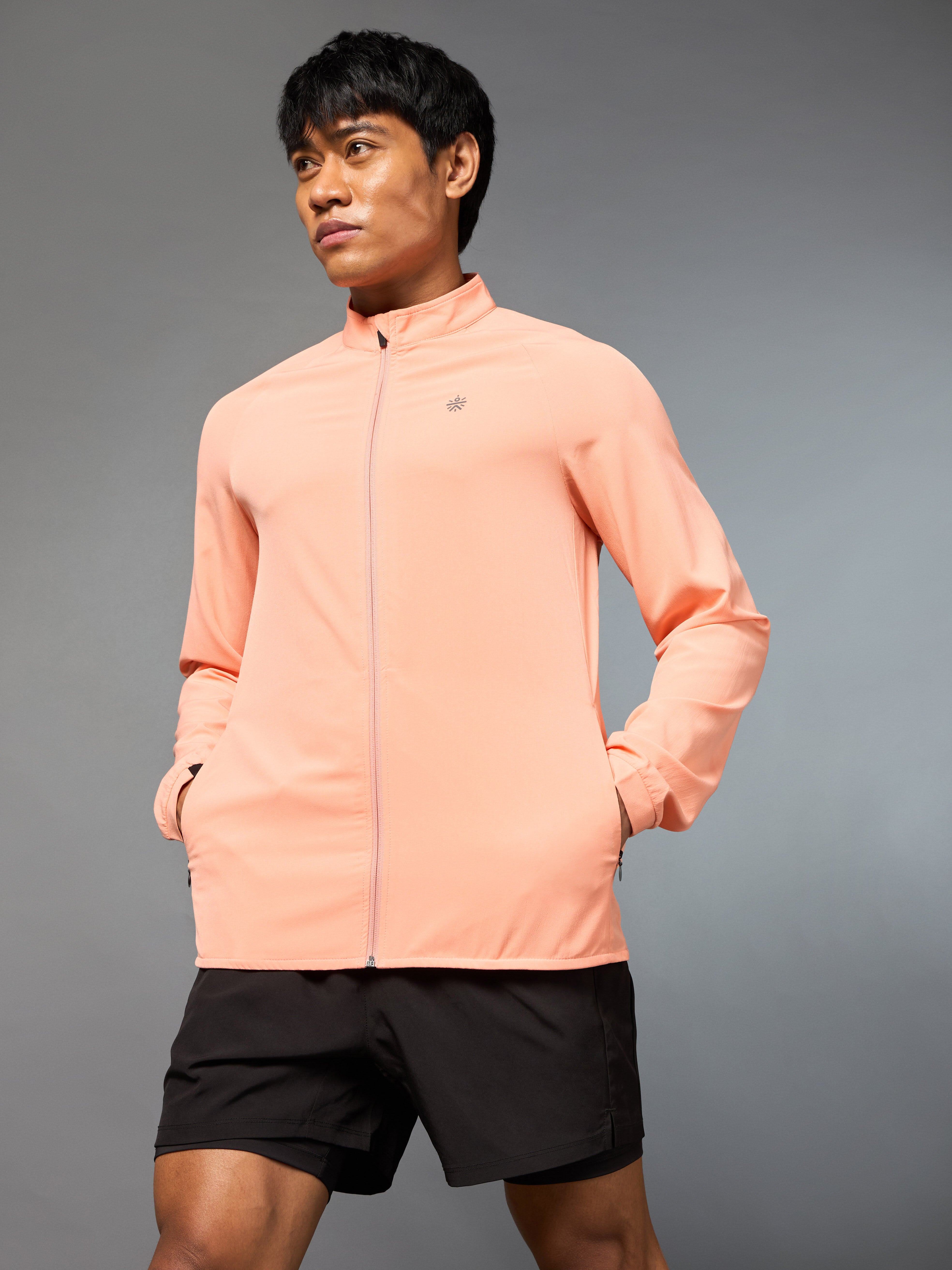 Orange Long Distance Running Jacket