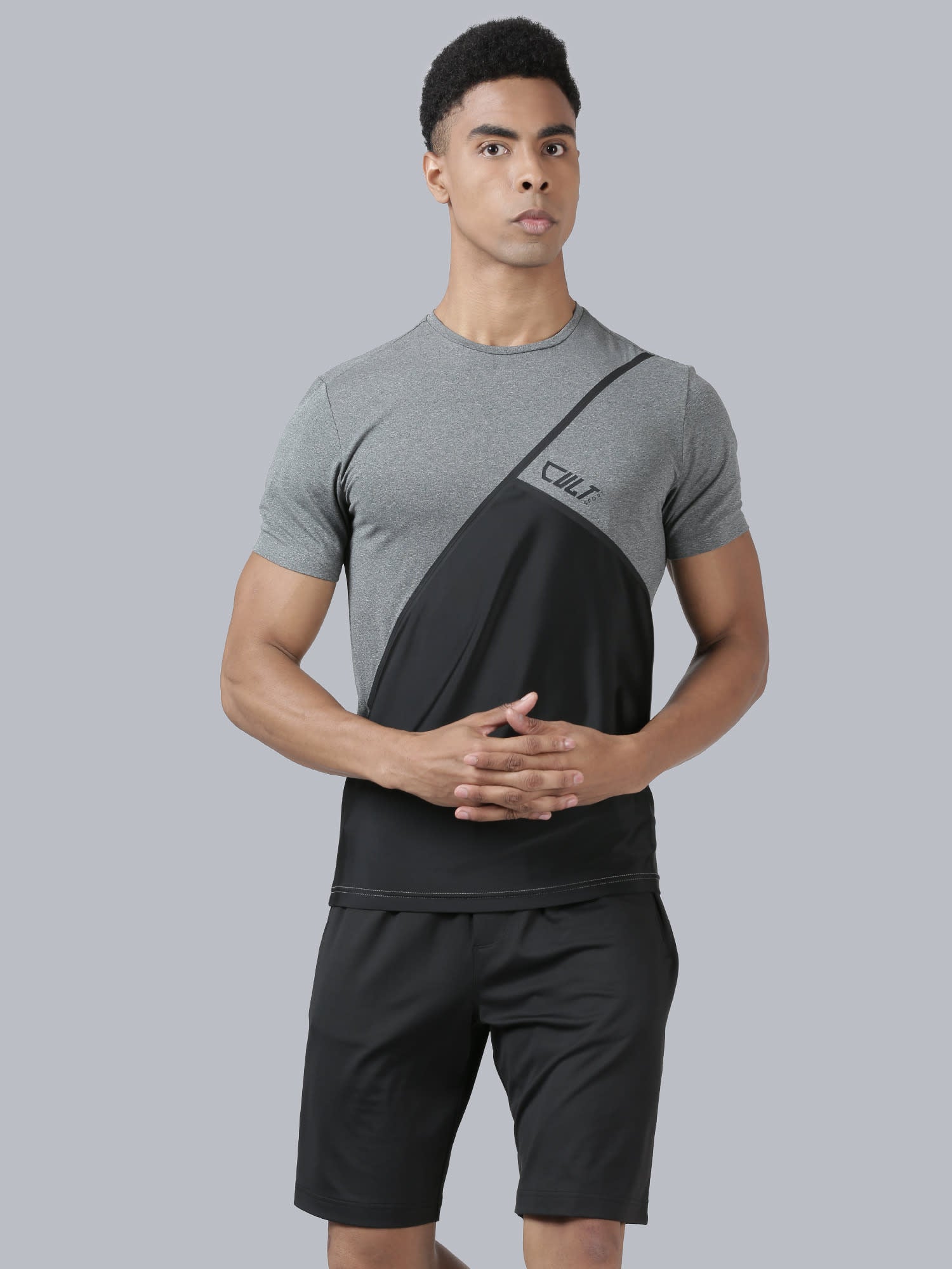 Blakout Upward Grey Slim Tee