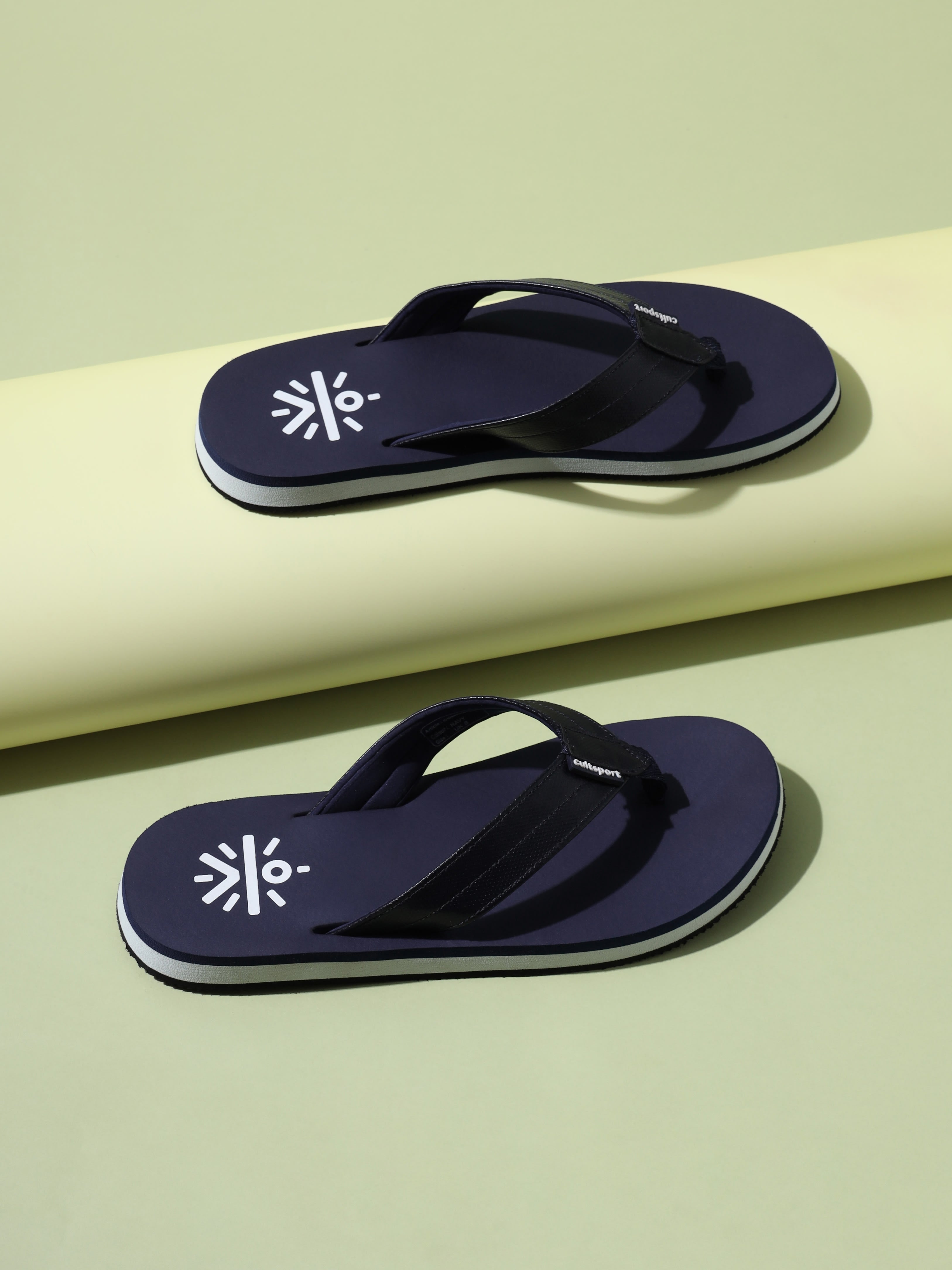 cult Flo Sweat Absorbing EVA Flip Flops - Navy