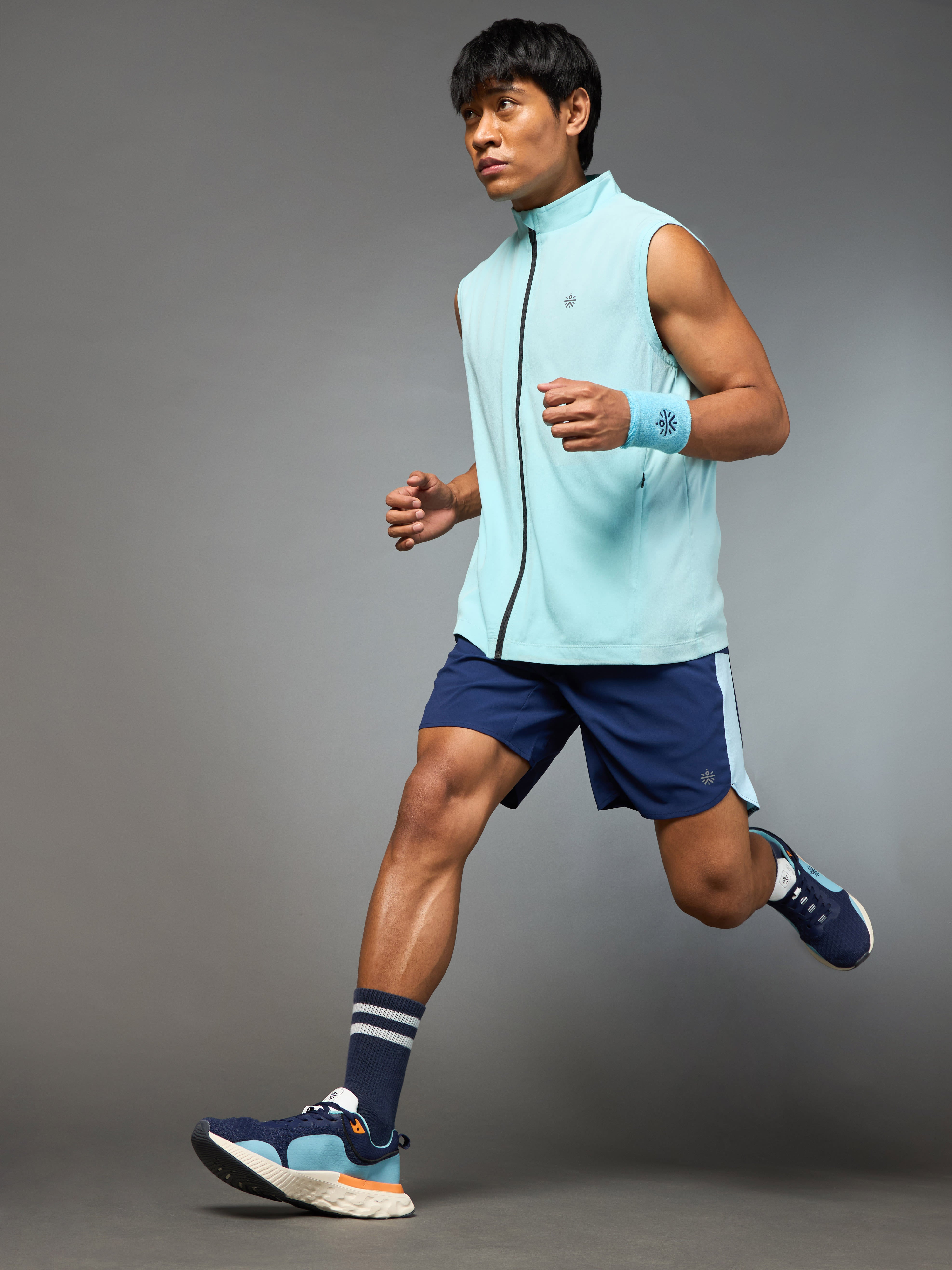 Dawn to Dusk SkyBlue Running Gillet