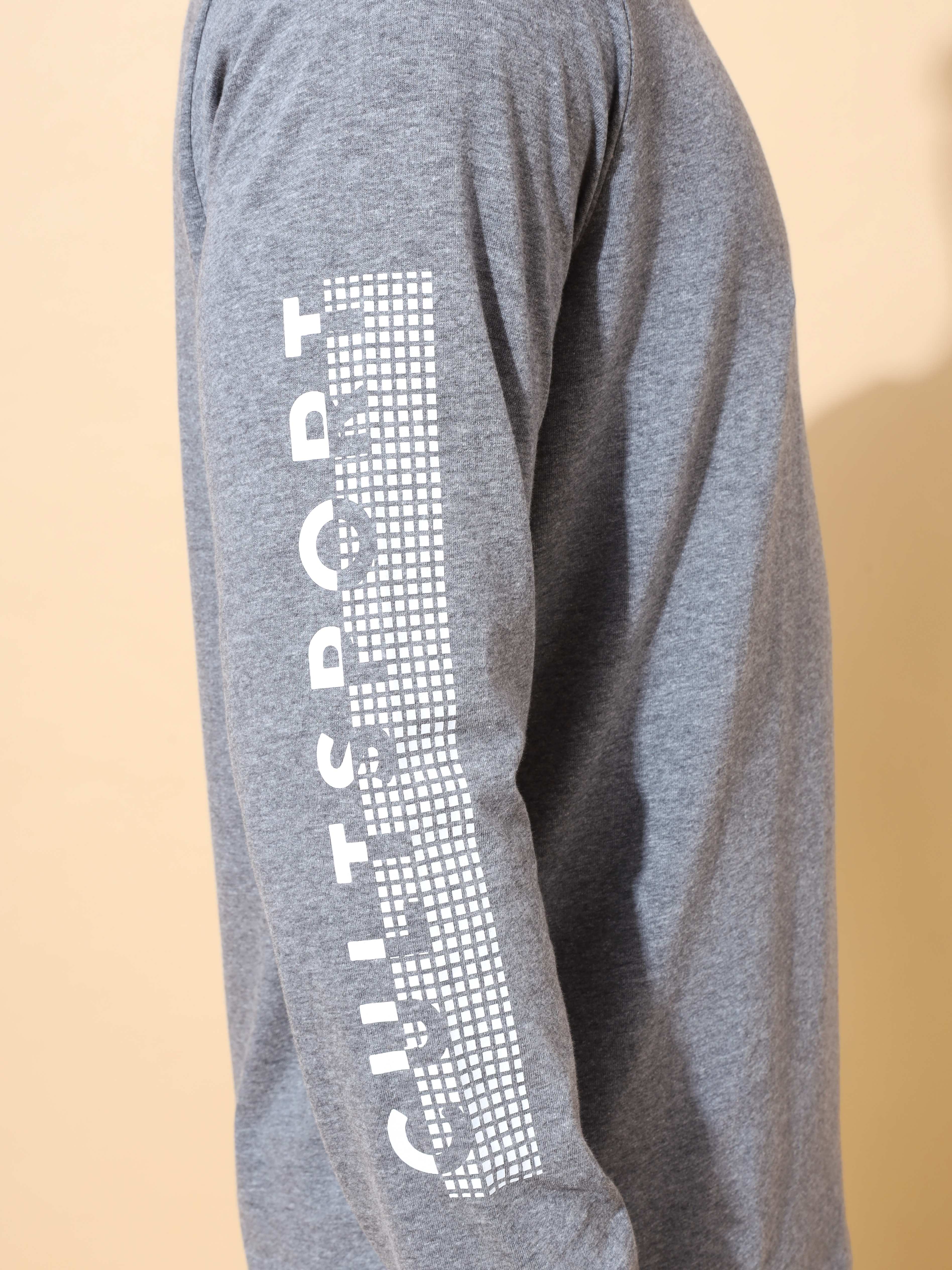 Melange Comfort T-shirt with Graphic Print