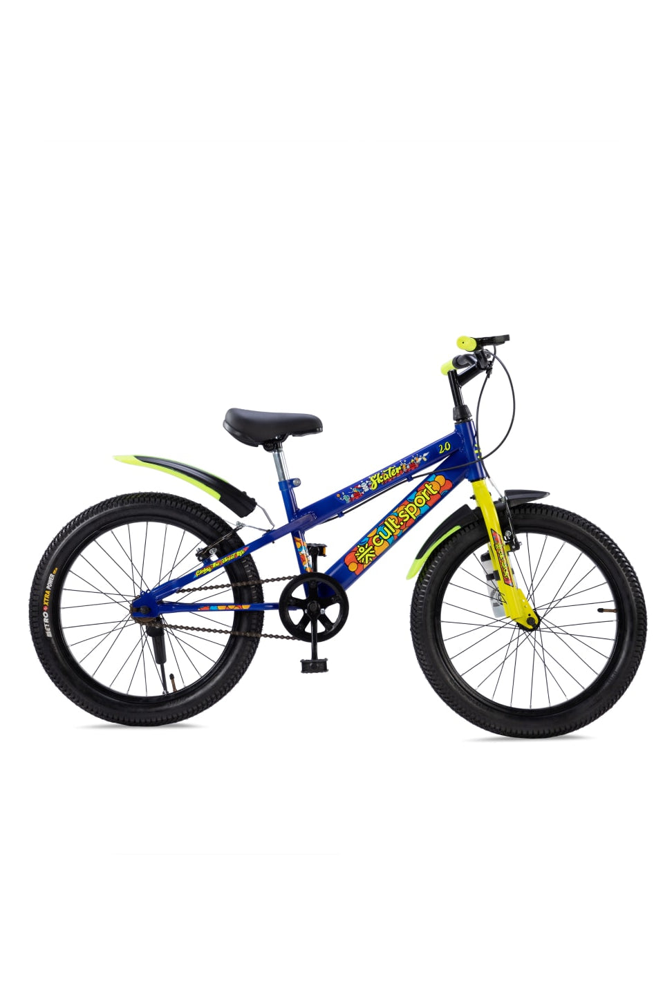 Skater 20T Steel Frame Kids Bike Blue