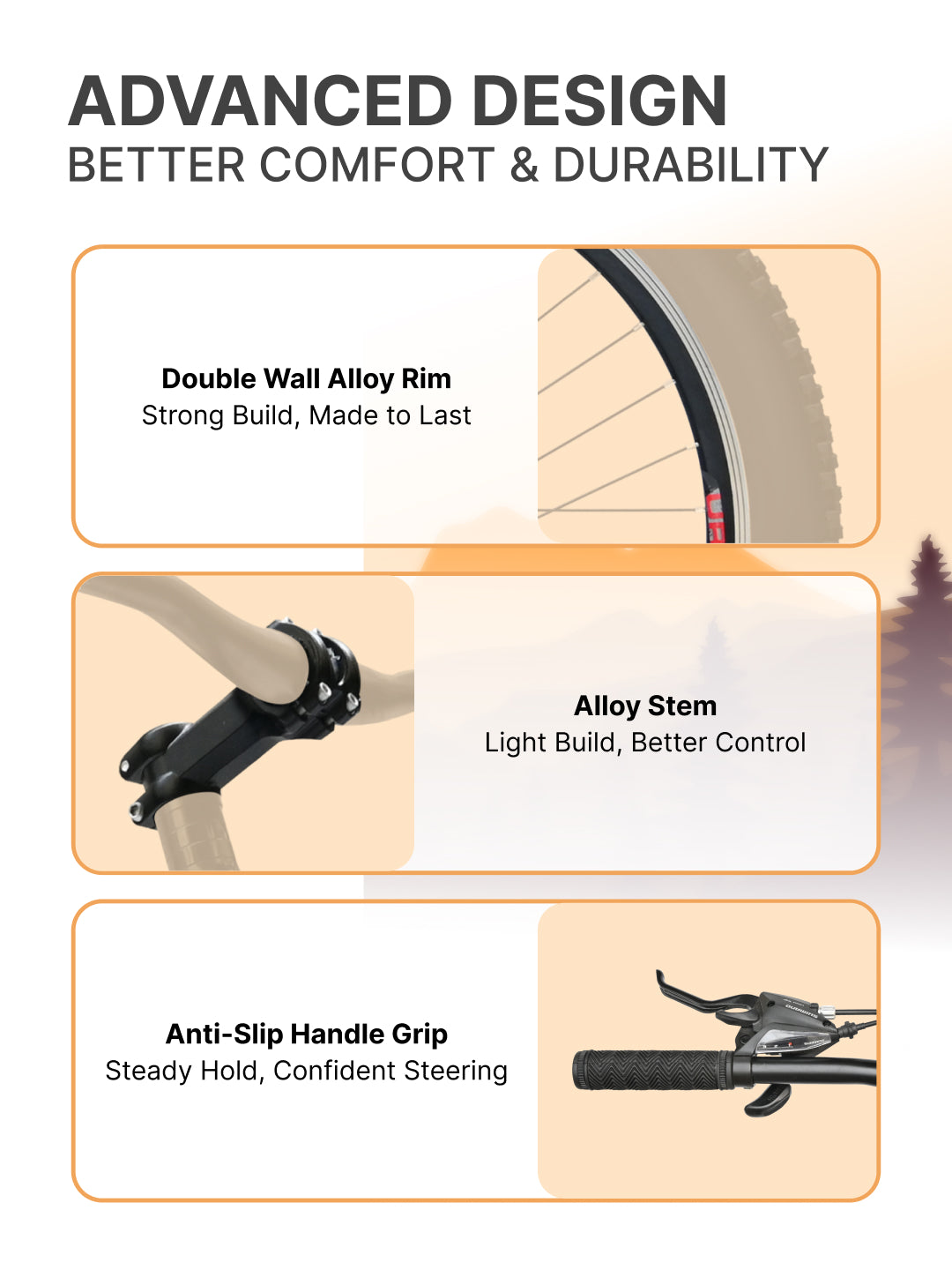 Bolt Ultra Mountain Bike Steel 21 Speed Cycle 27.5 inch Tyre, White With Front Suspension, Double Wall Rim and Dual Disc Brakes, Ideal For 5.2 ft to 6 ft