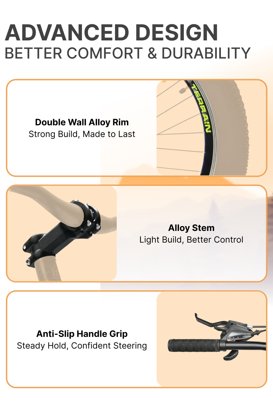 Bolt Ultra Mountain Bike Steel 21 Speed Cycle 27.5 inch Tyre, Green With Front Suspension, Double Wall Rim and Dual Disc Brakes, Ideal For 5.2 ft to 6 ft