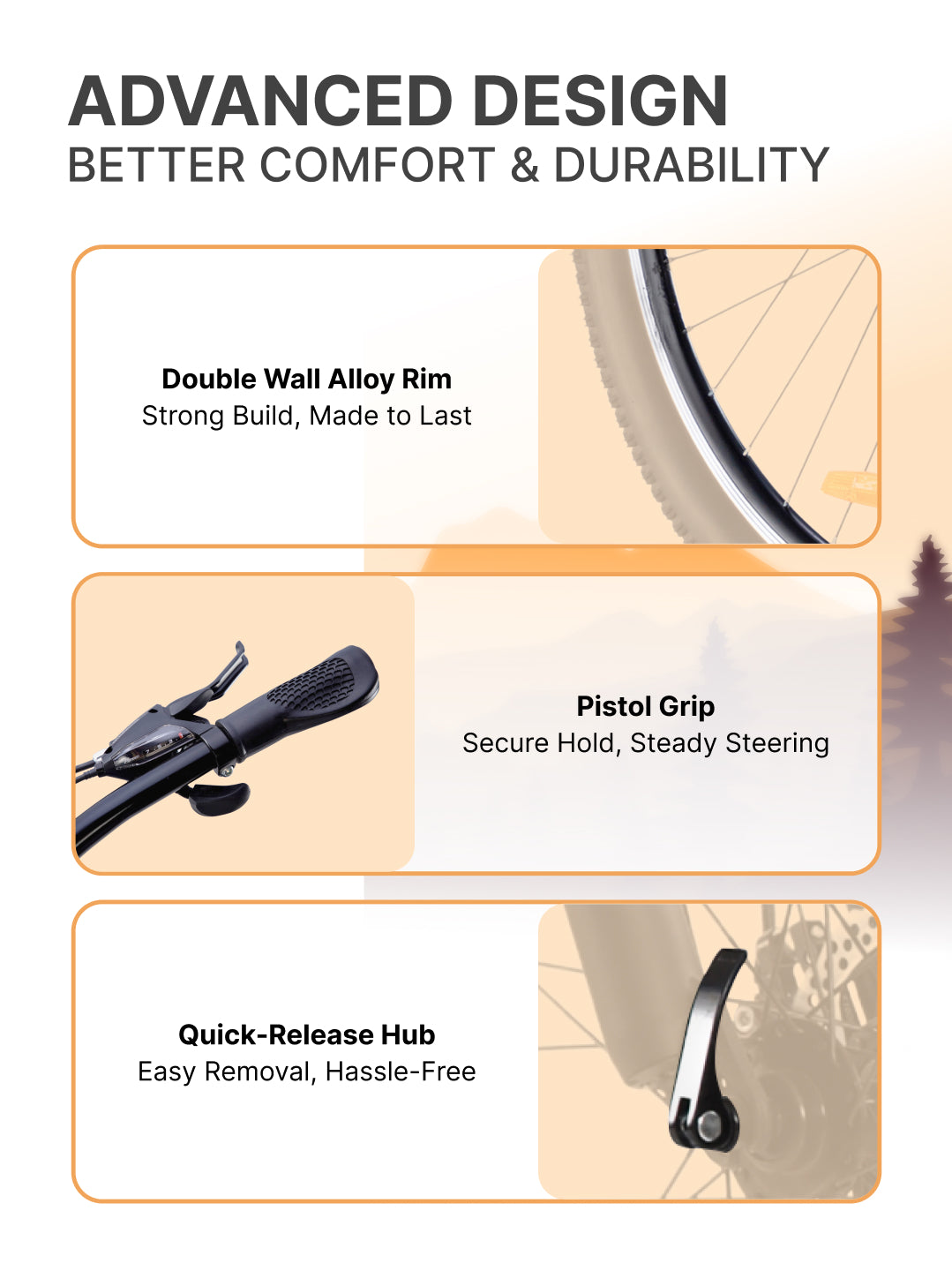 UT6000A29 Mountain Bike Alloy 21 Speed Cycle Shimano Gear 29 inch Tyre, White With Front Suspension, Double Wall Rim And Dual Disc Brake, Ideal For 5.6 ft & above