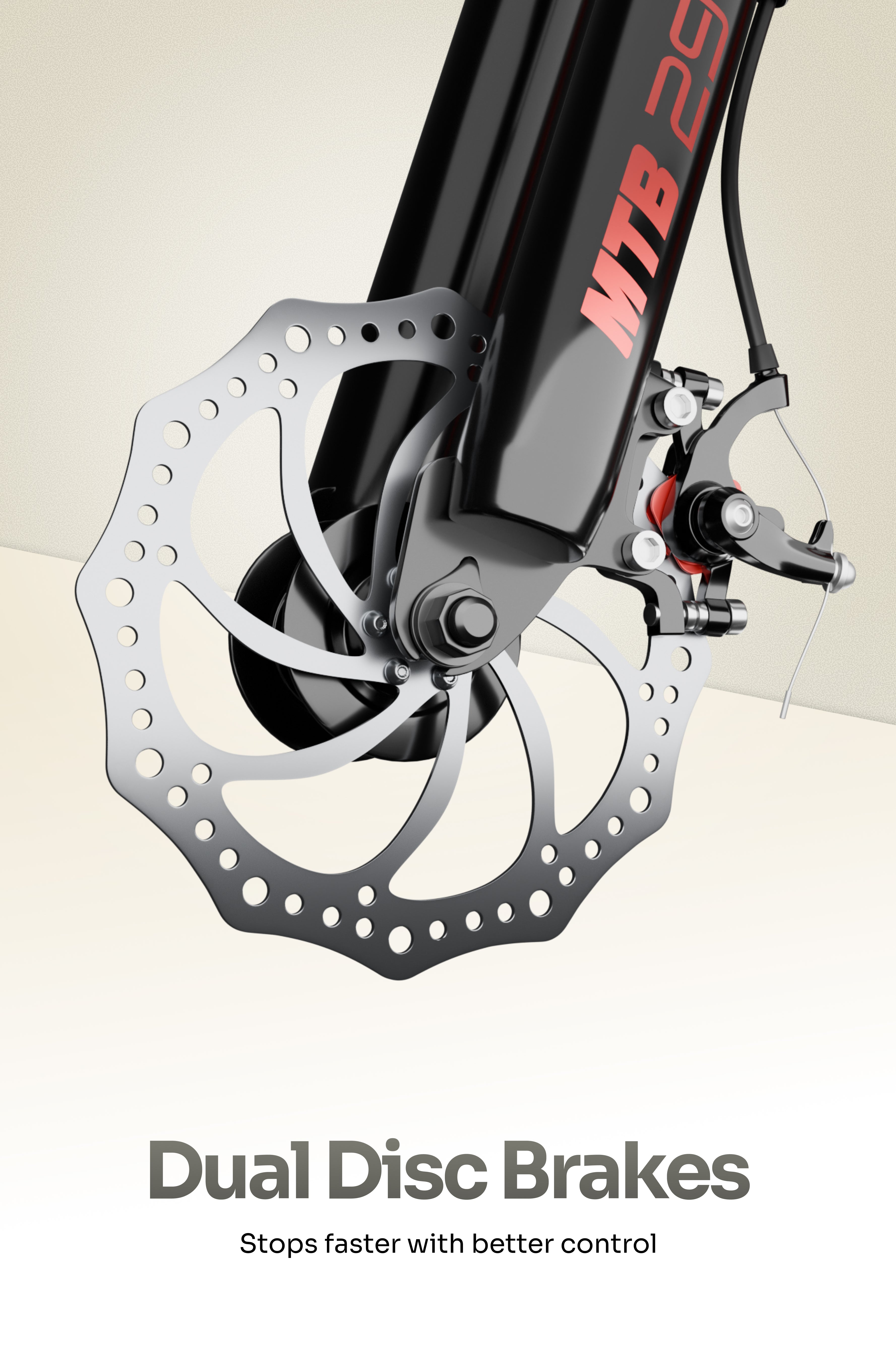 Cult Kara 29T Alloy Mountain Bike with Dual Disc Brake and Front Suspension, Red