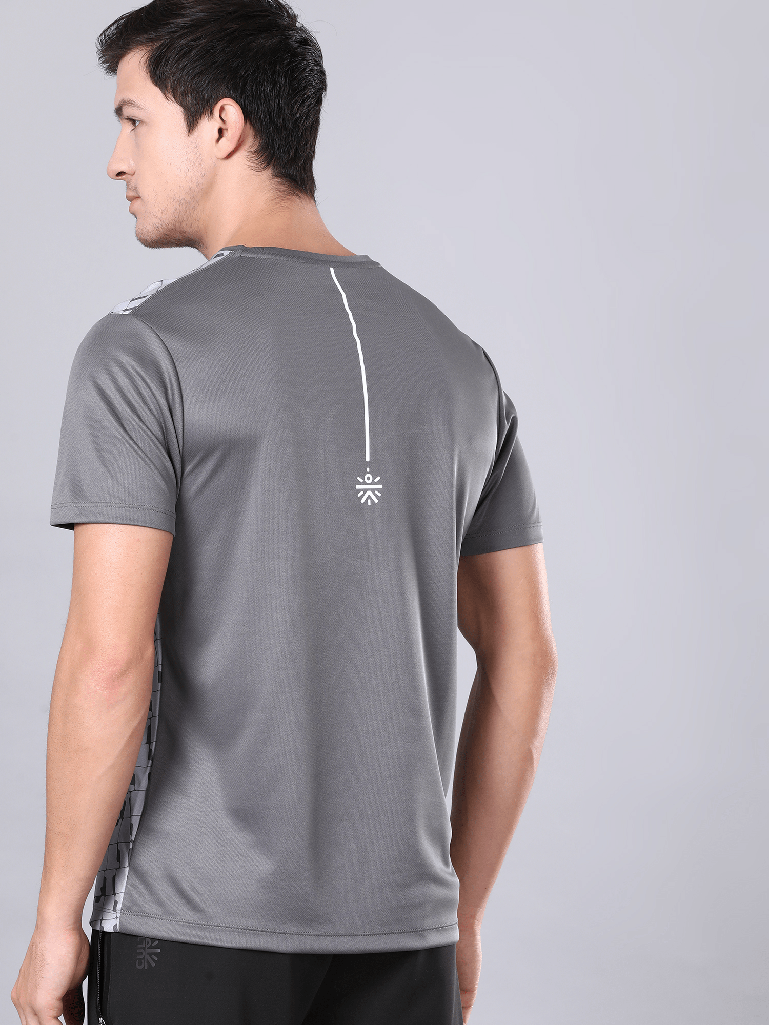 Dug Out Puzzle Grey Workout Tee