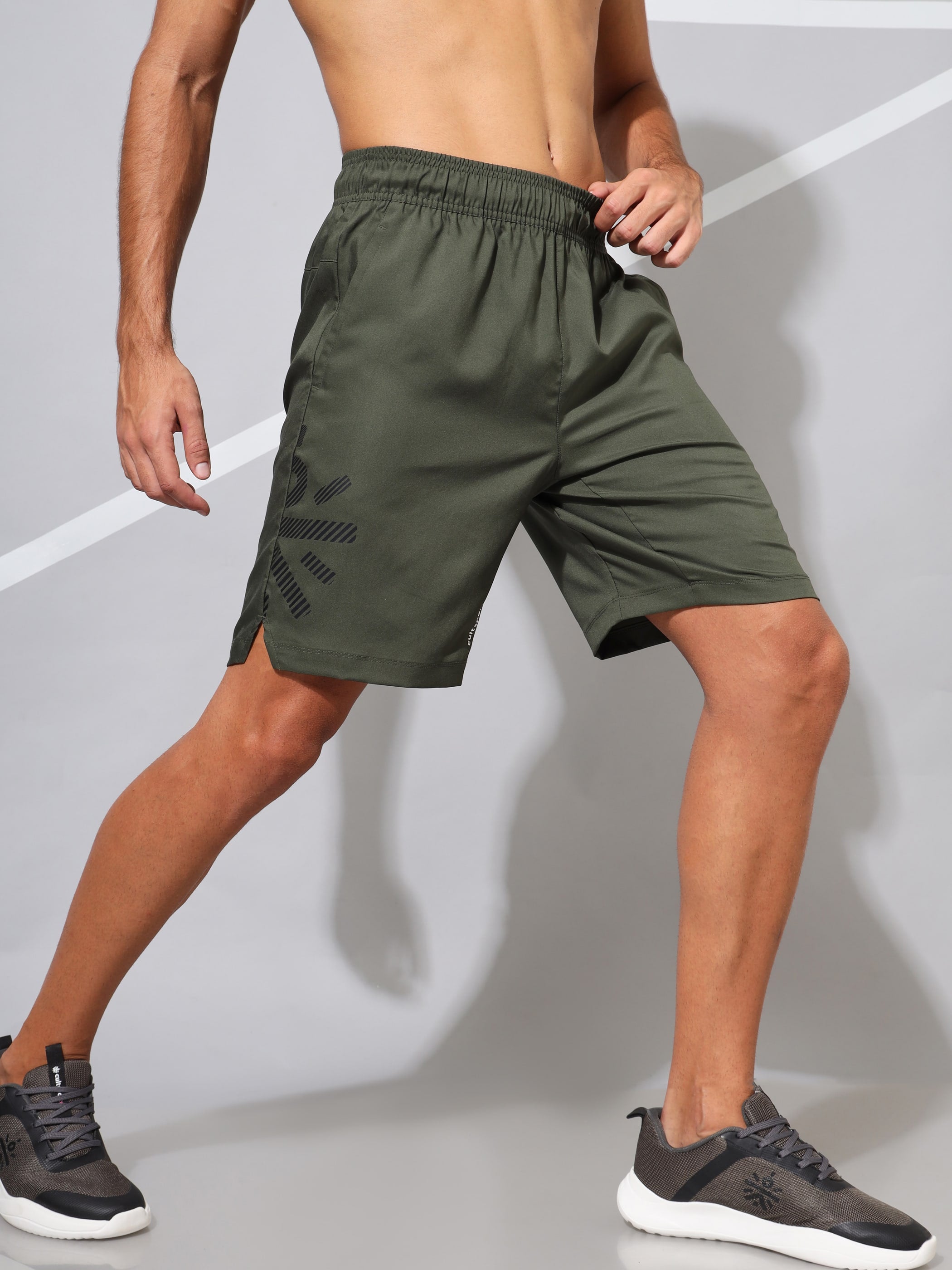 Performance Shorts with Tonal Graphic