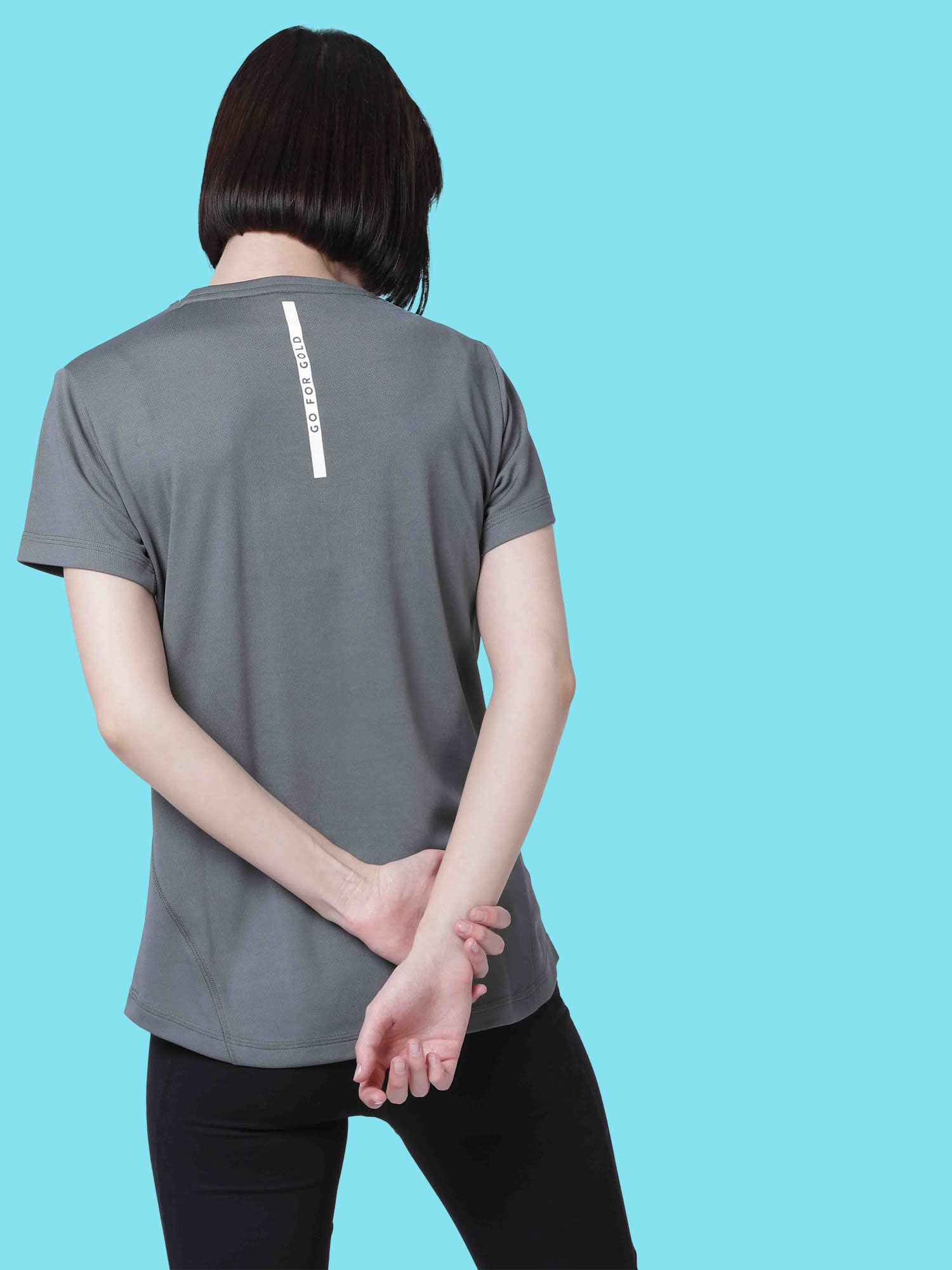 Vital Finish Grey Running Relaxed Tee