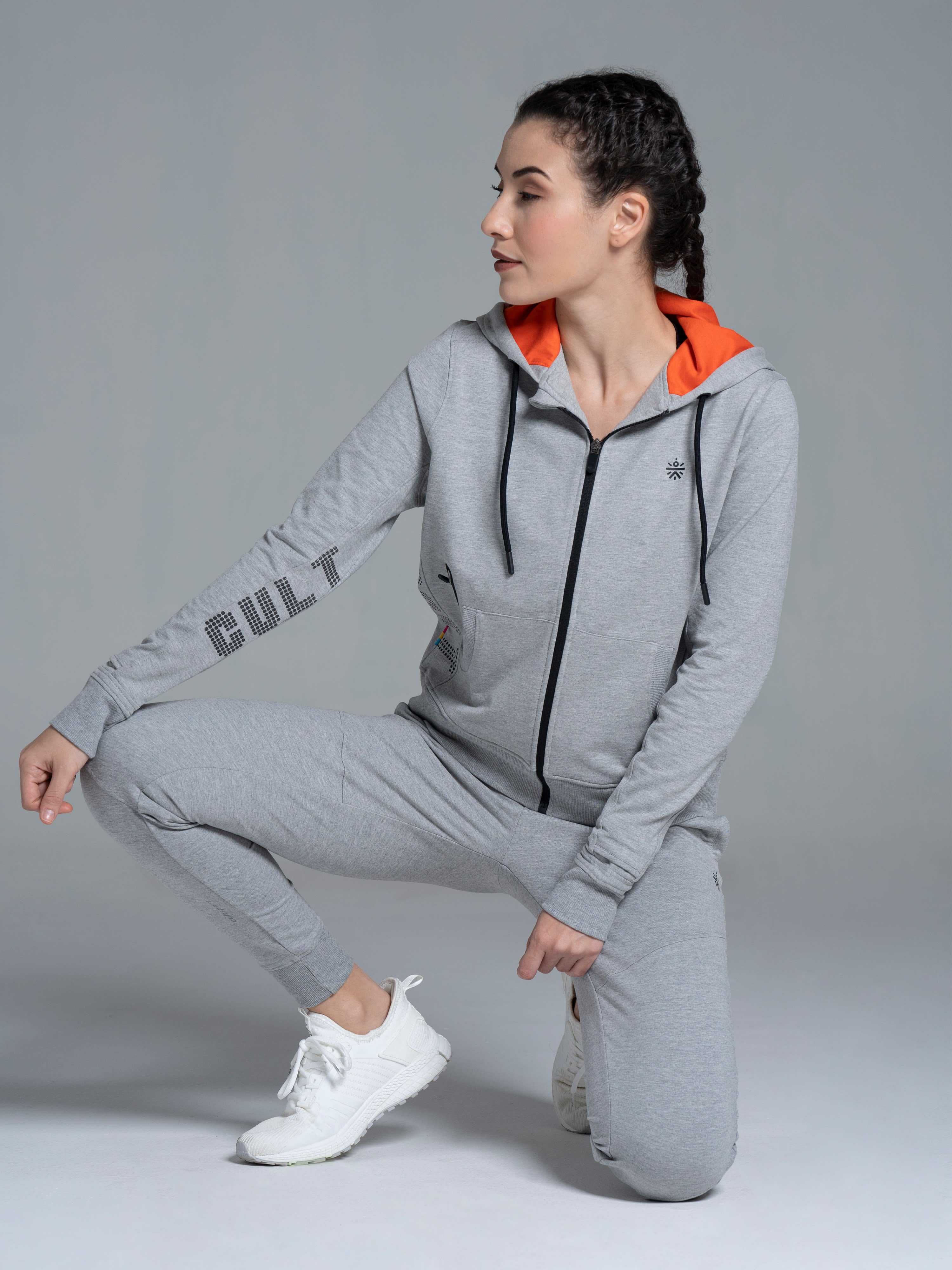 Flexoft Women's Neon-Pop Hooded Sweatshirt