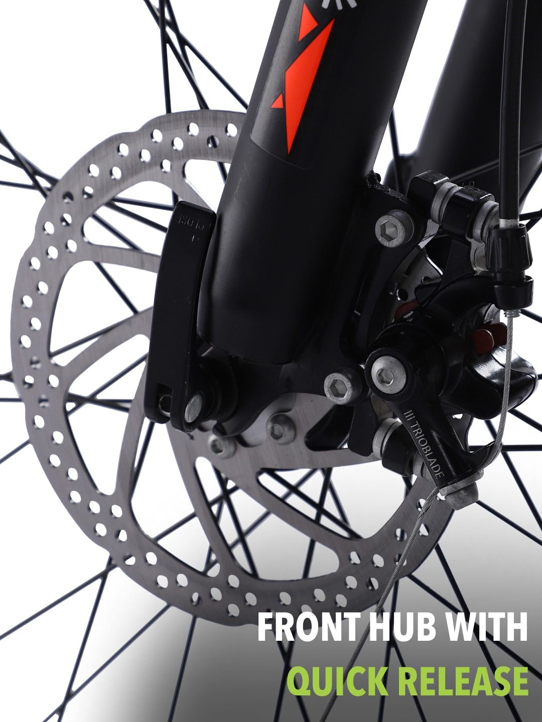 CARBIDE27.5TBlACK Steel Single Speed Mountain Cycle, Front Suspension, Disc Brake and Double Wall Rim