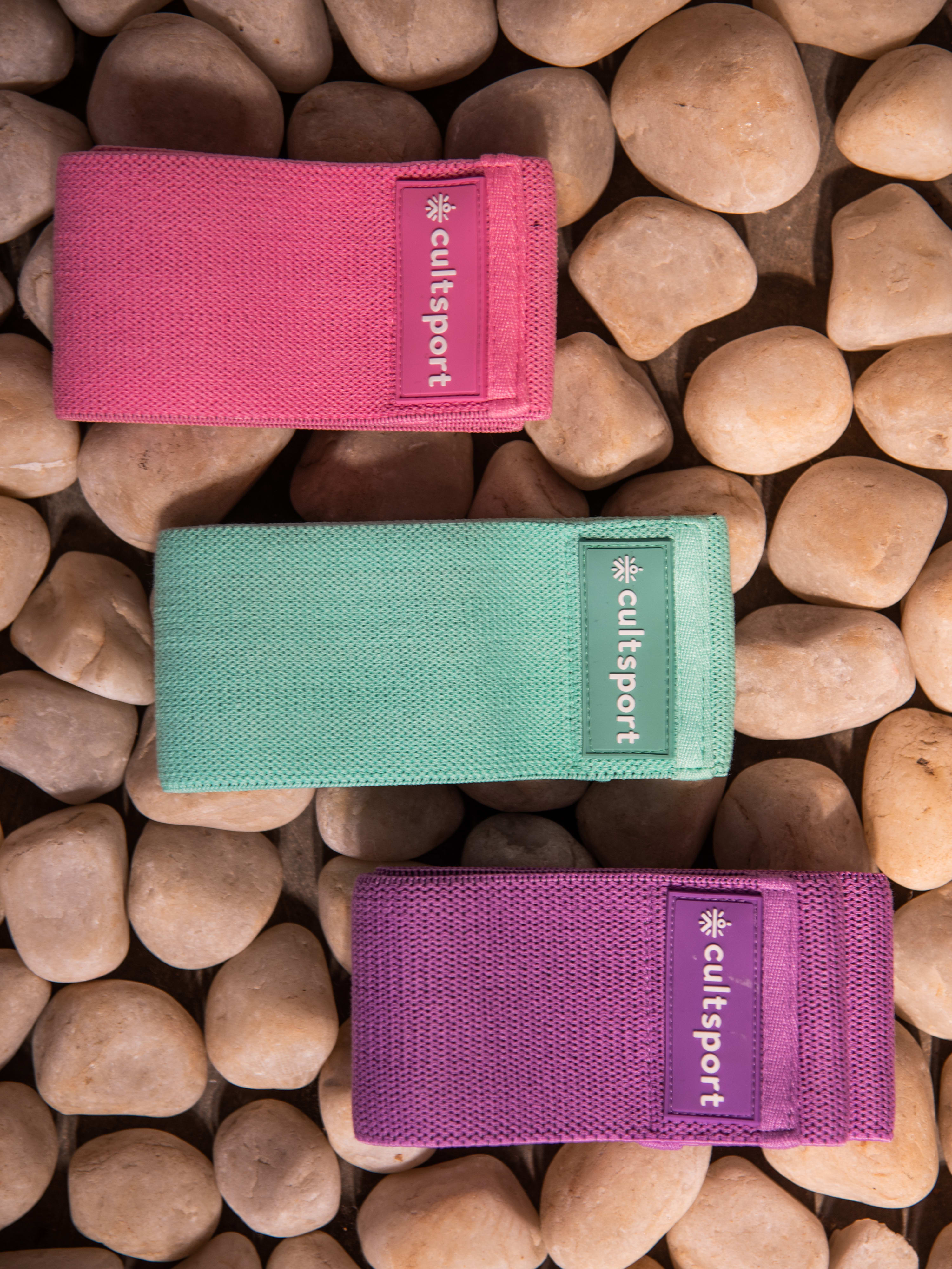 Powerloop Fabric Resistance Bands (Pack of 3)