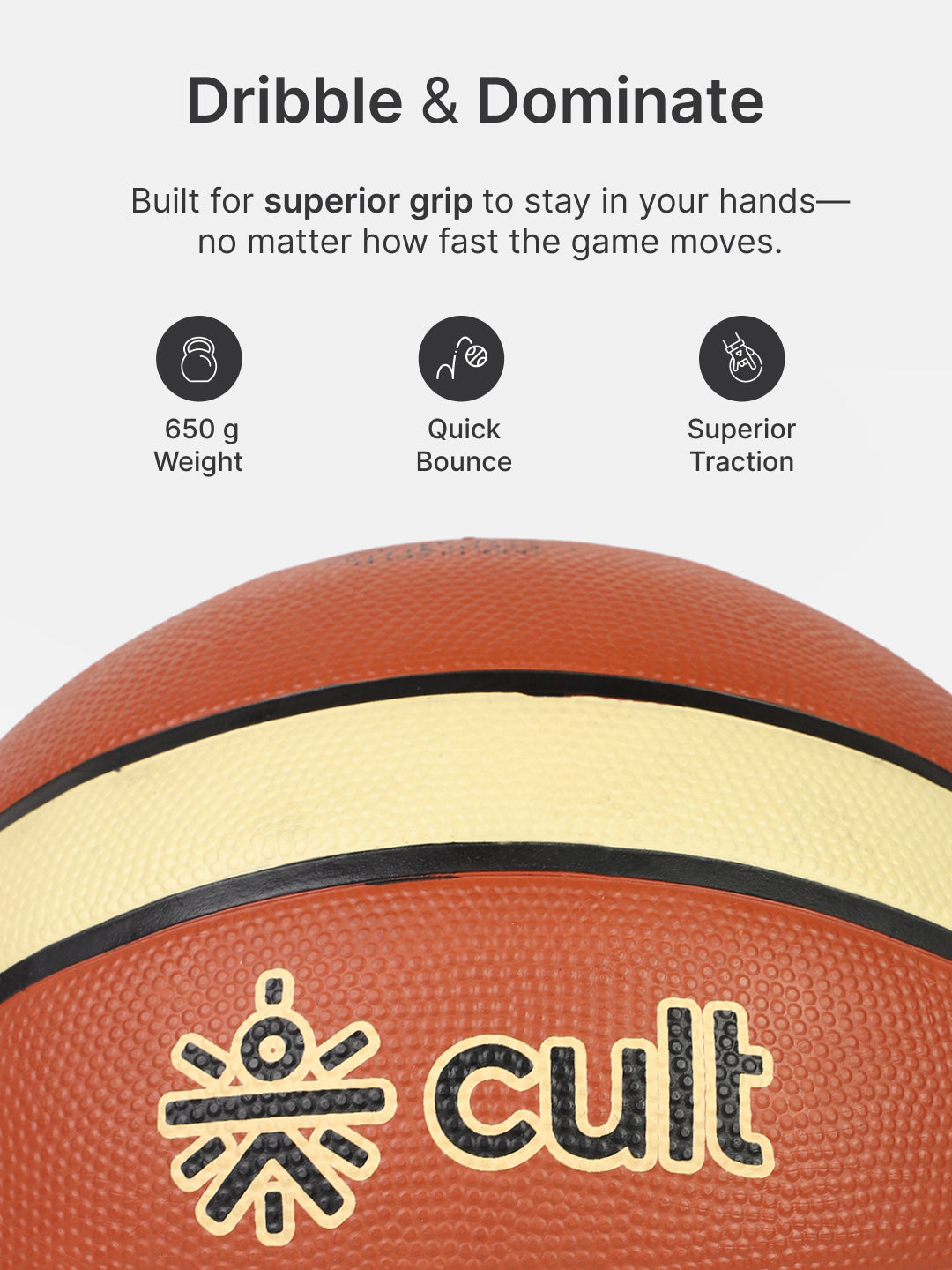 cult Basketball Premium Dunk Brown cream Size 7