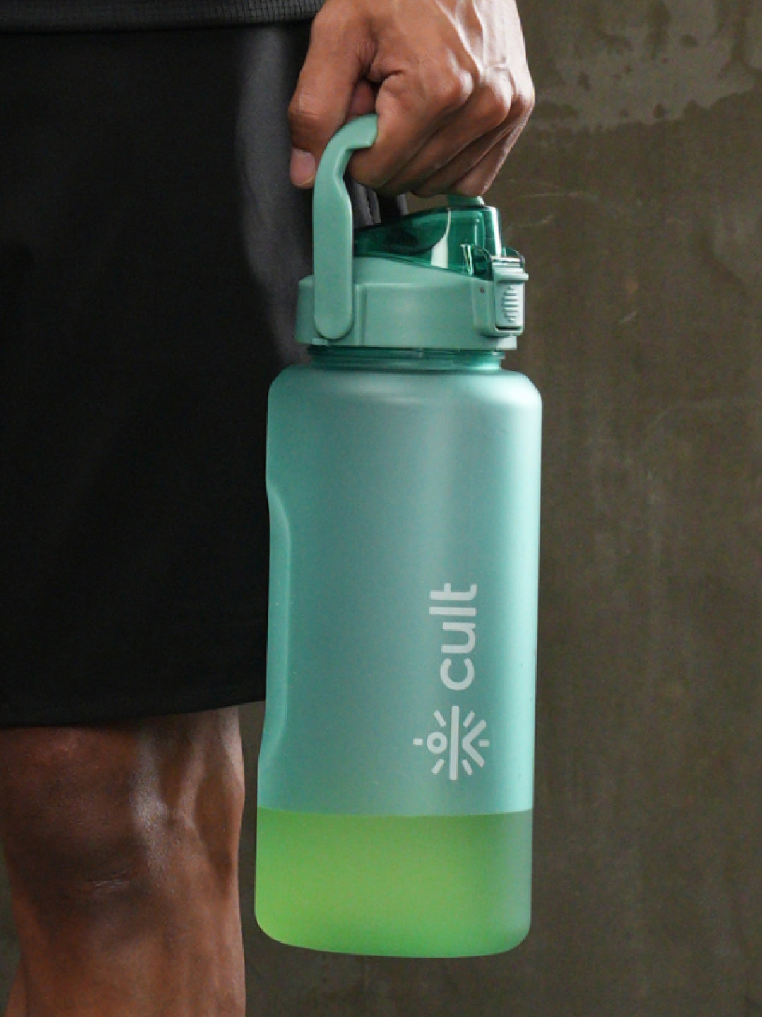 Motivational Bottle Set of 1L and 2L Green