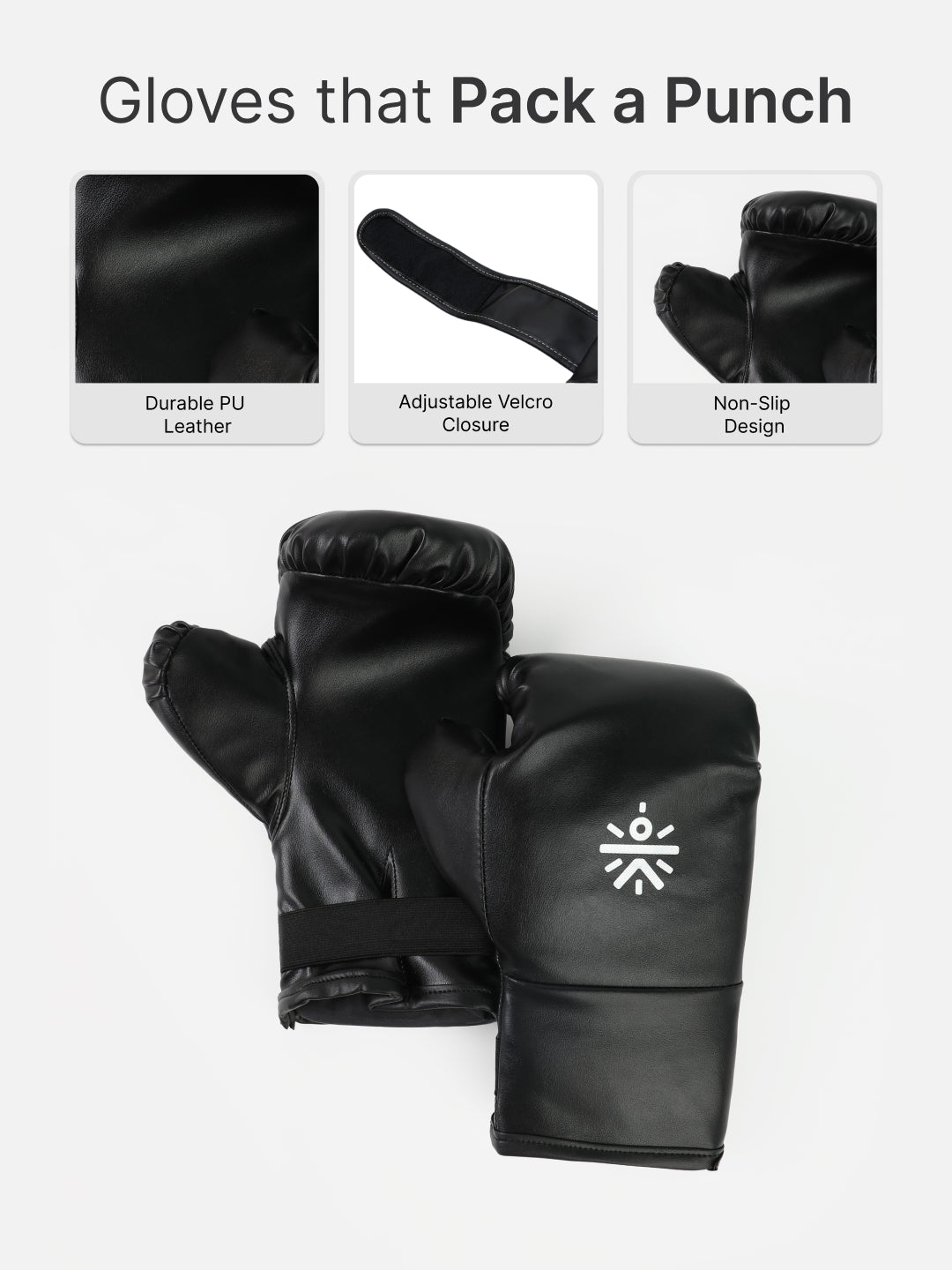 cult Kids Boxing Kit - Punching bag, Boxing Gloves and Head gear Green