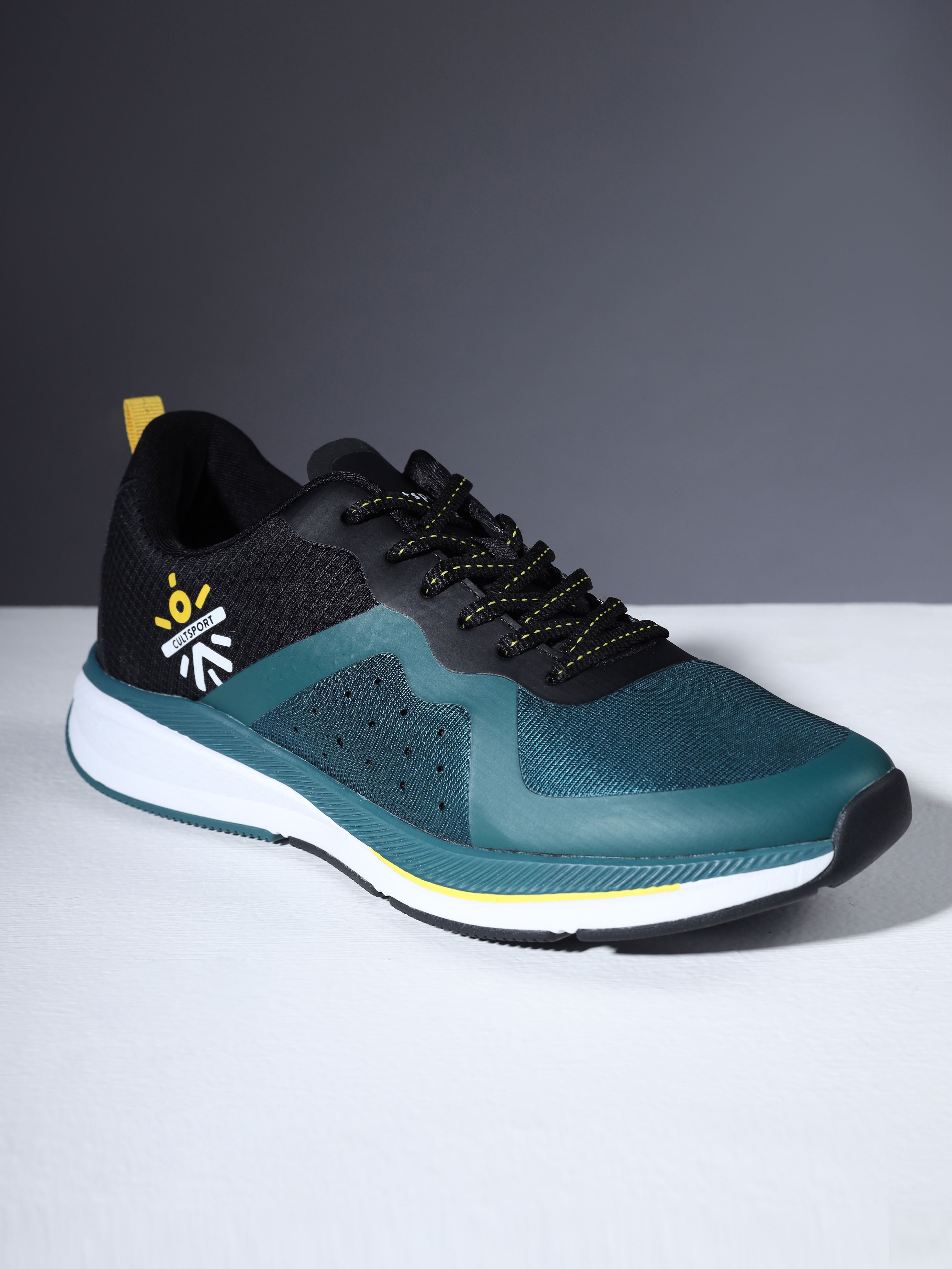 cult Speedster Women Running Shoes - Black/ Dark Teal