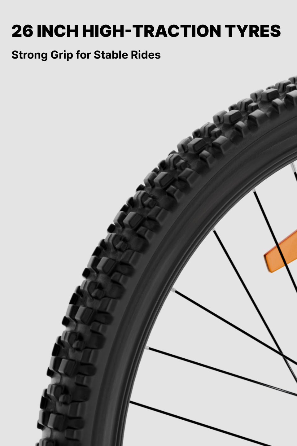 Urban Terrain Comet Pro 26T Single Speed Steel Mountain Bike with Front Suspension & Dual Disc Brakes (Black)