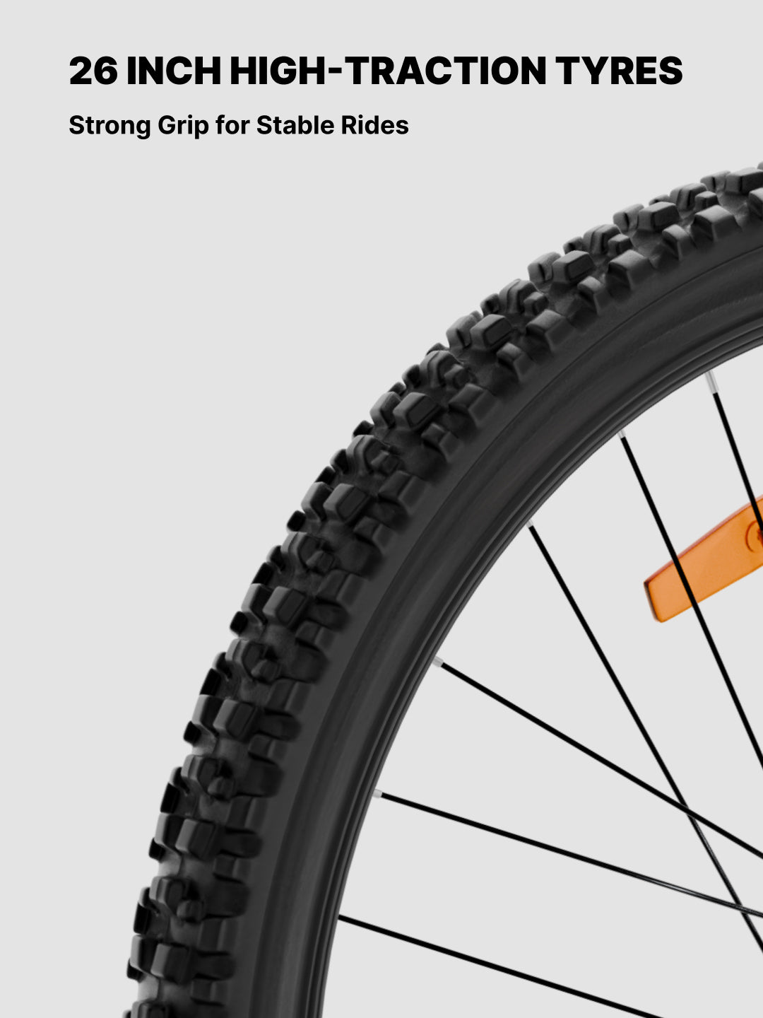 Urban Terrain Comet Pro 26T Single Speed Steel Mountain Bike with Front Suspension & Dual Disc Brakes (Black)