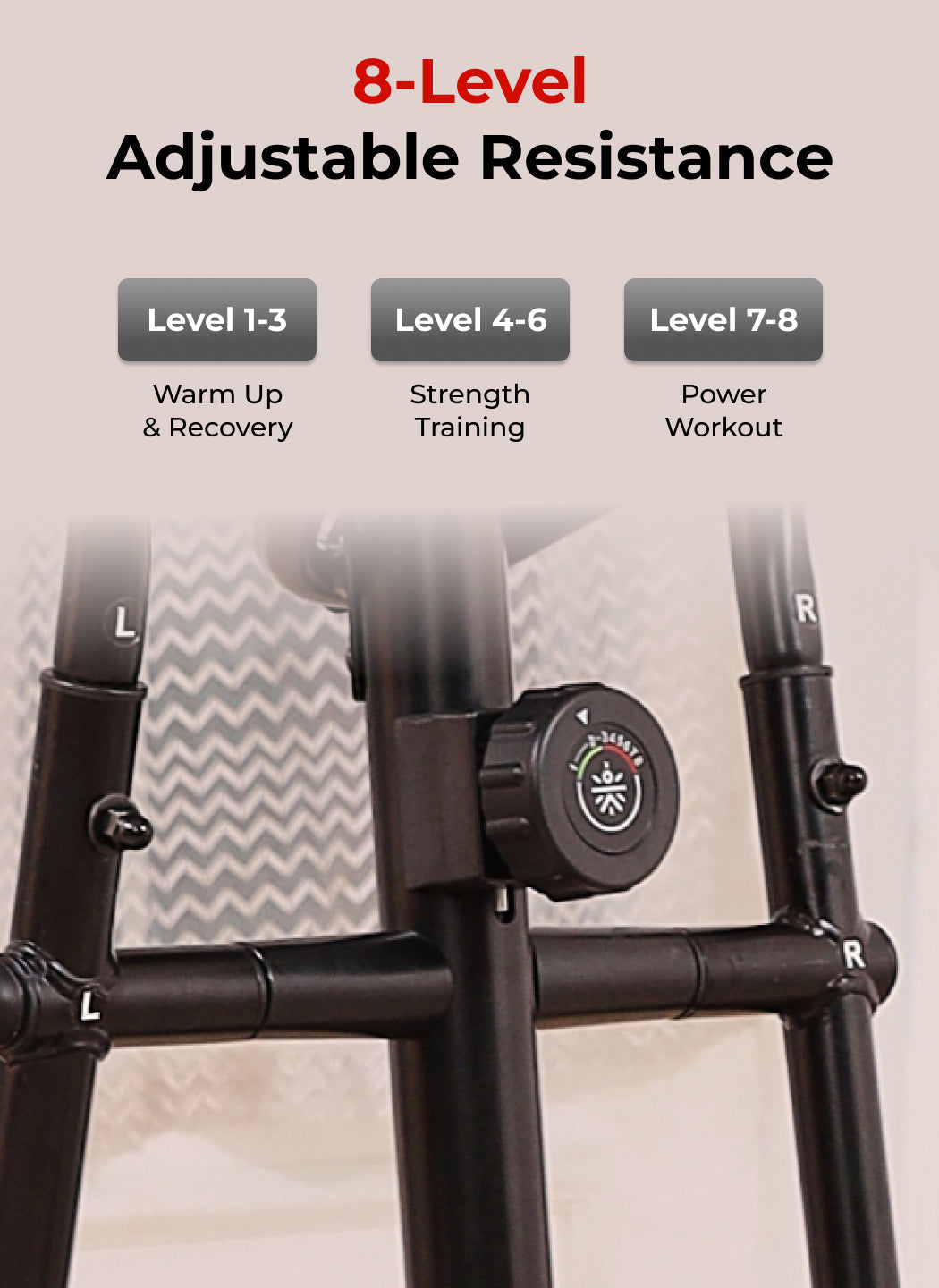 Smartcross Bern Elliptical Cross Trainer | 2kg Flywheel | Max Weight-120kg | 8 Level Magnetic Resistance (with 6 months extended warranty)