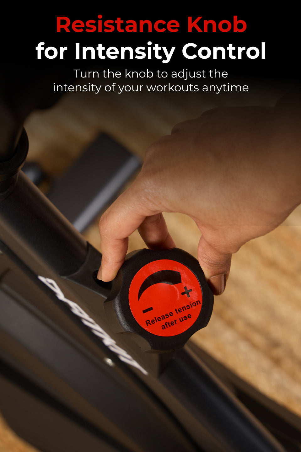 FK7002 Spinbike | 6kg Flywheel | Max Weight: 120Kg | Black (6 months warranty + 6 months extended warranty)