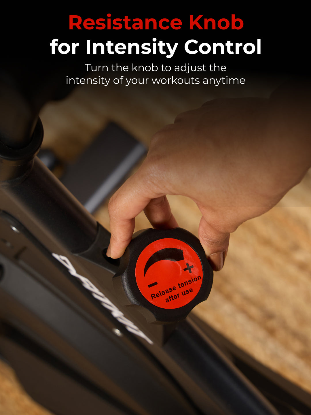 FK7002 Spinbike | 6kg Flywheel | Max Weight: 120Kg | Black (6 months warranty + 6 months extended warranty)