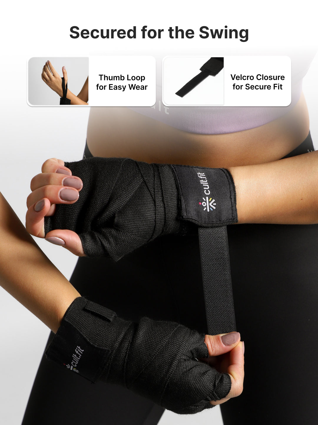 Boxing Hand wrap Black