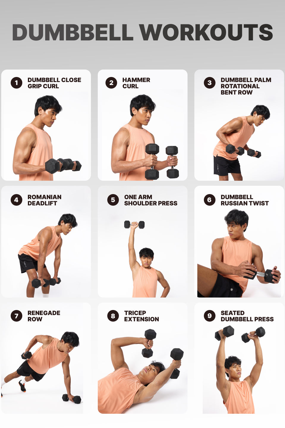 Cult 12.5Kg Hex Dumbbells For Home & Gym Exercises, Set of 2, (Black)