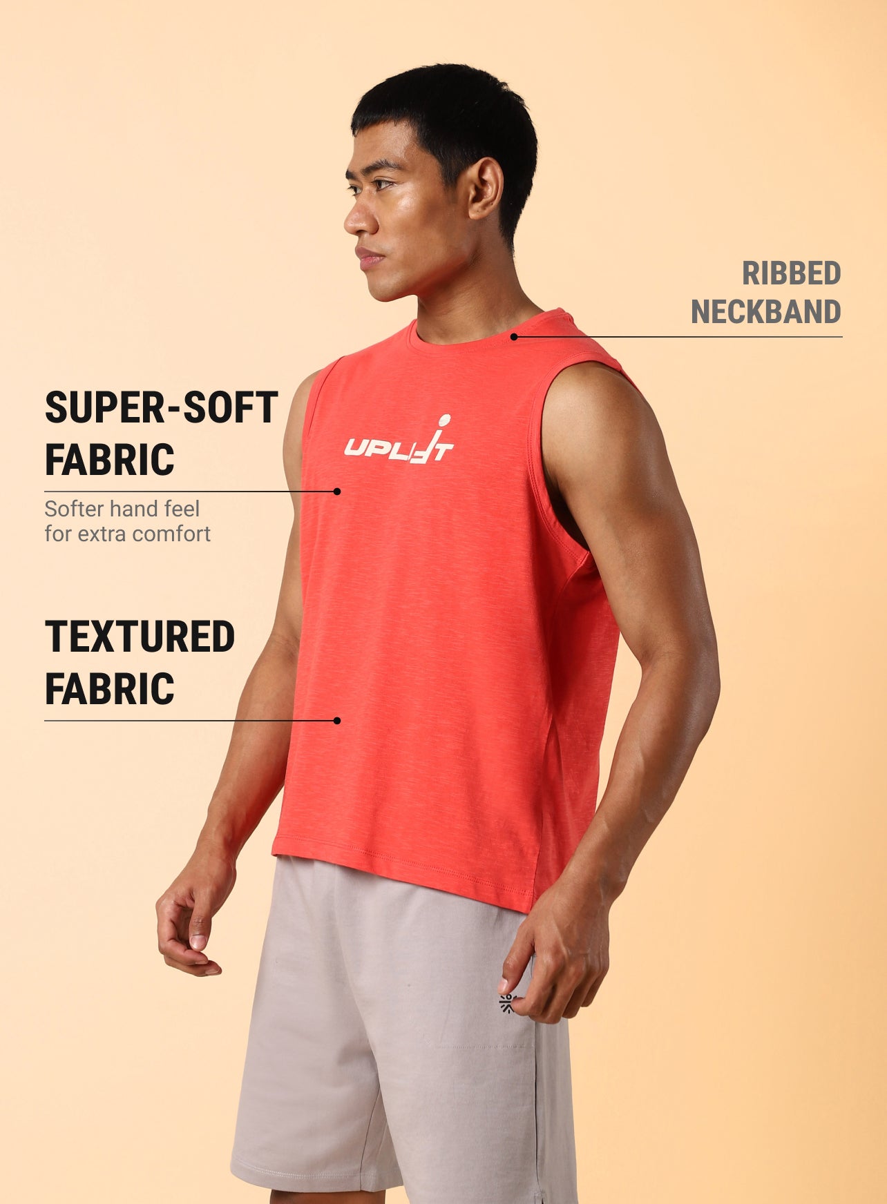 Men's Coral Uplift Muscle Tank