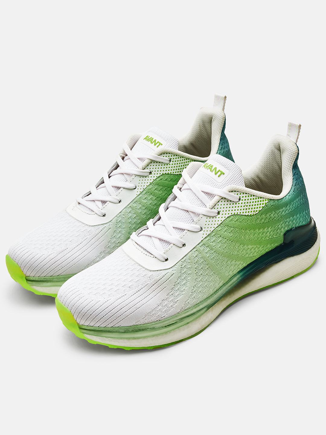 Avant Men's Rainbow Casual Shoes-Green/White