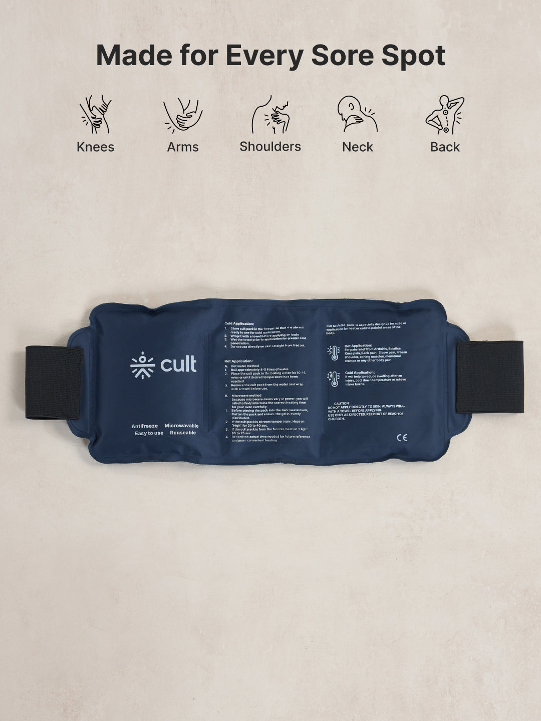 Hot & Cold Gel Pack with Velcro strap