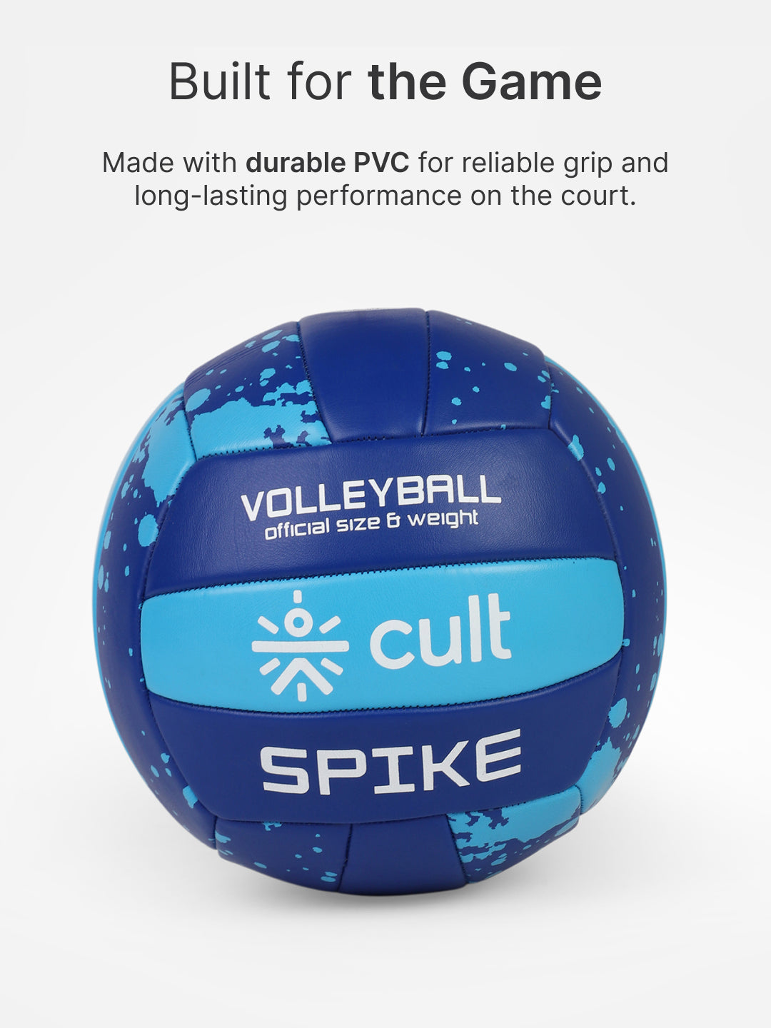 Cult Volleyball Combo – Spike Blue + Ball Pump