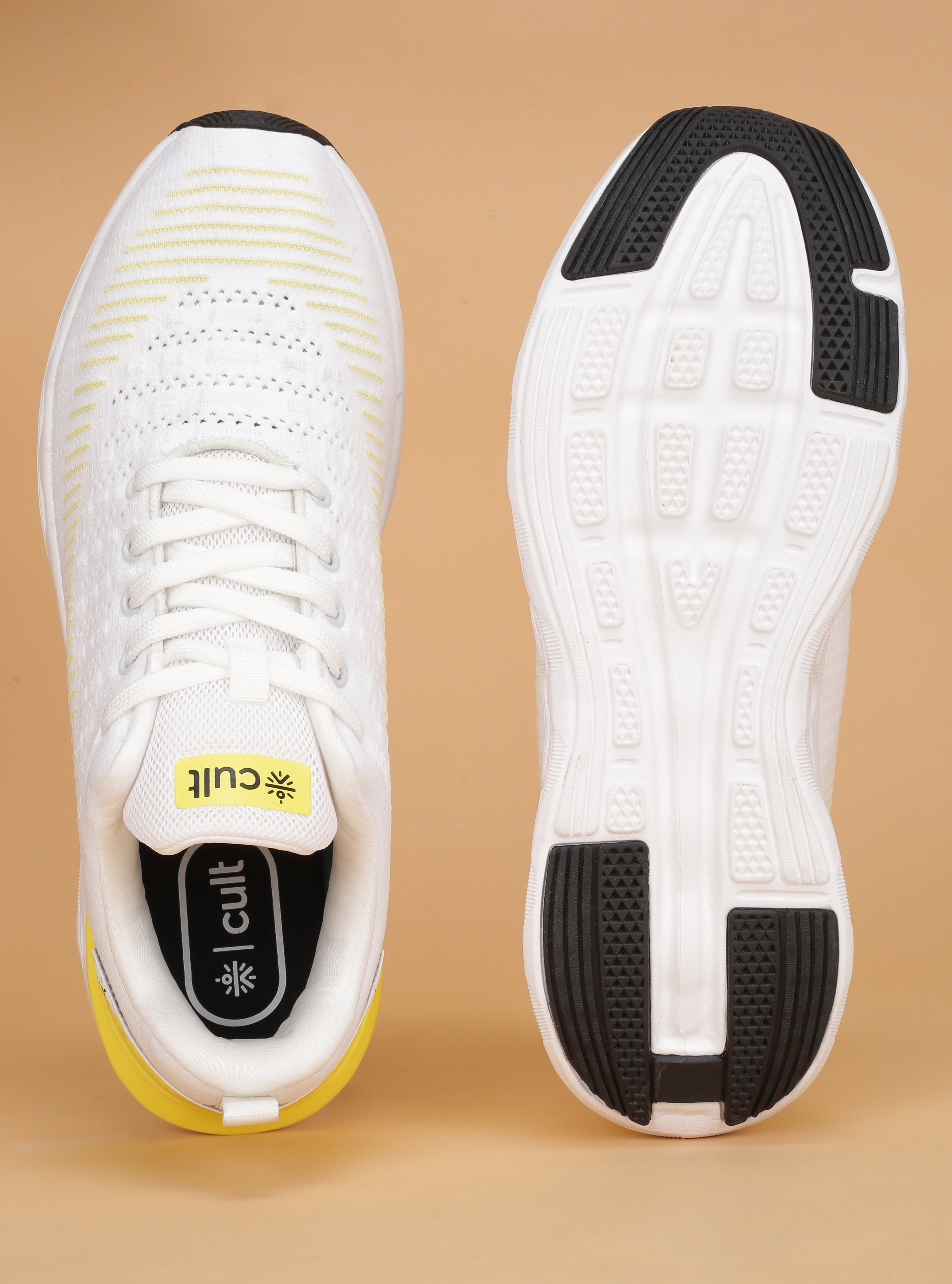 cult Men's Flexora Sneaker Shoes - Yellow